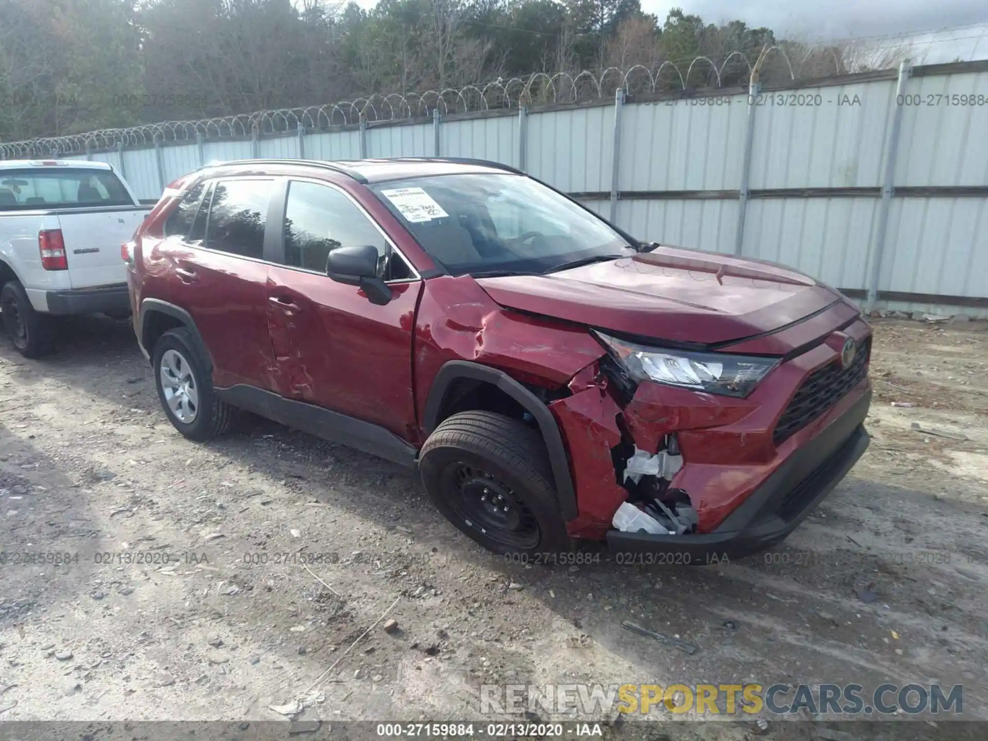 1 Фотография поврежденного автомобиля 2T3H1RFV8KW020096 TOYOTA RAV4 2019