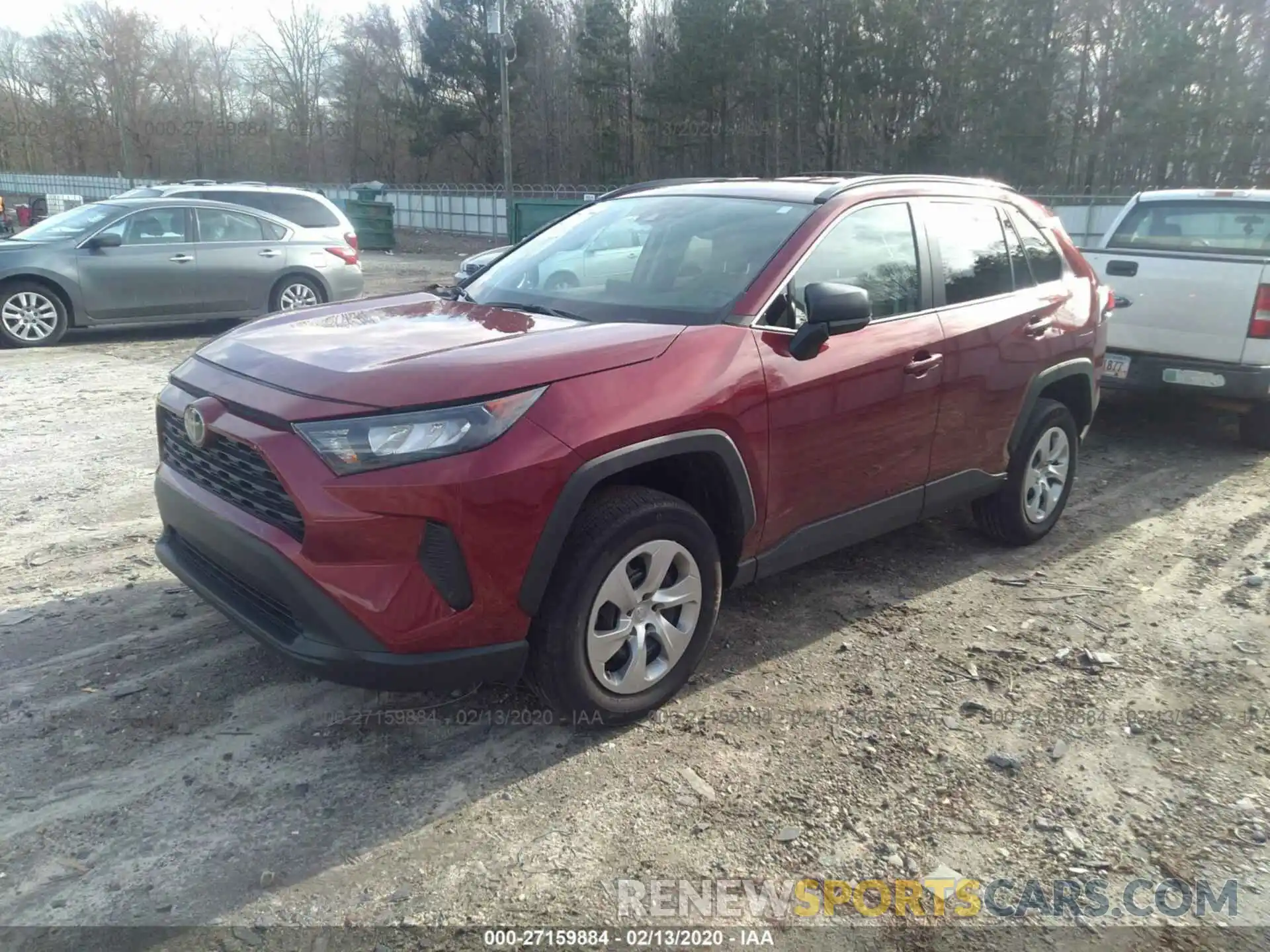 2 Фотография поврежденного автомобиля 2T3H1RFV8KW020096 TOYOTA RAV4 2019