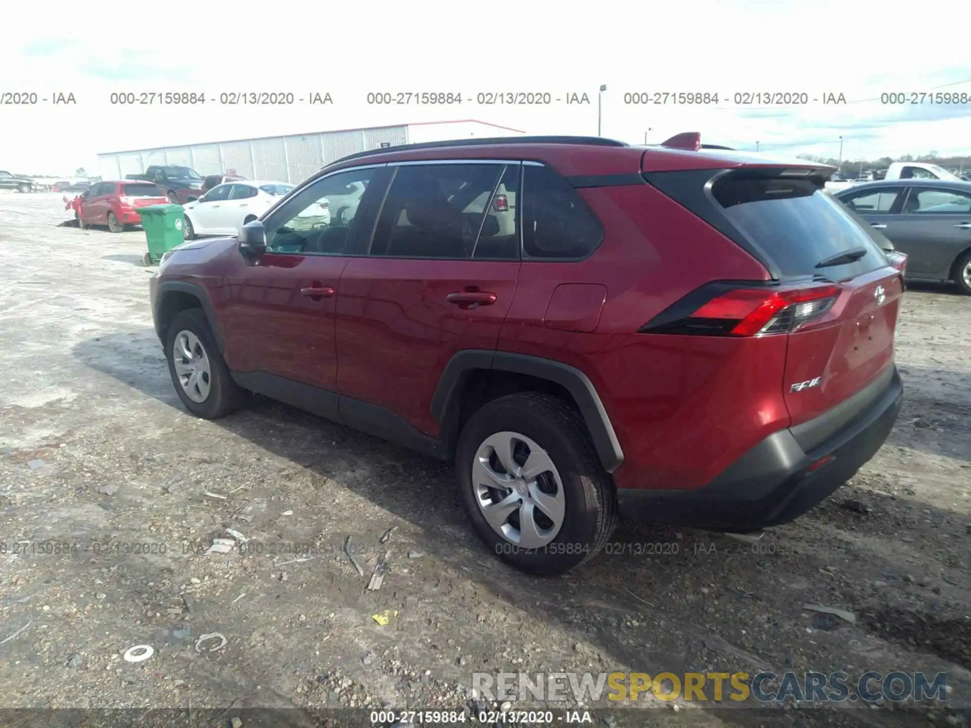 3 Фотография поврежденного автомобиля 2T3H1RFV8KW020096 TOYOTA RAV4 2019