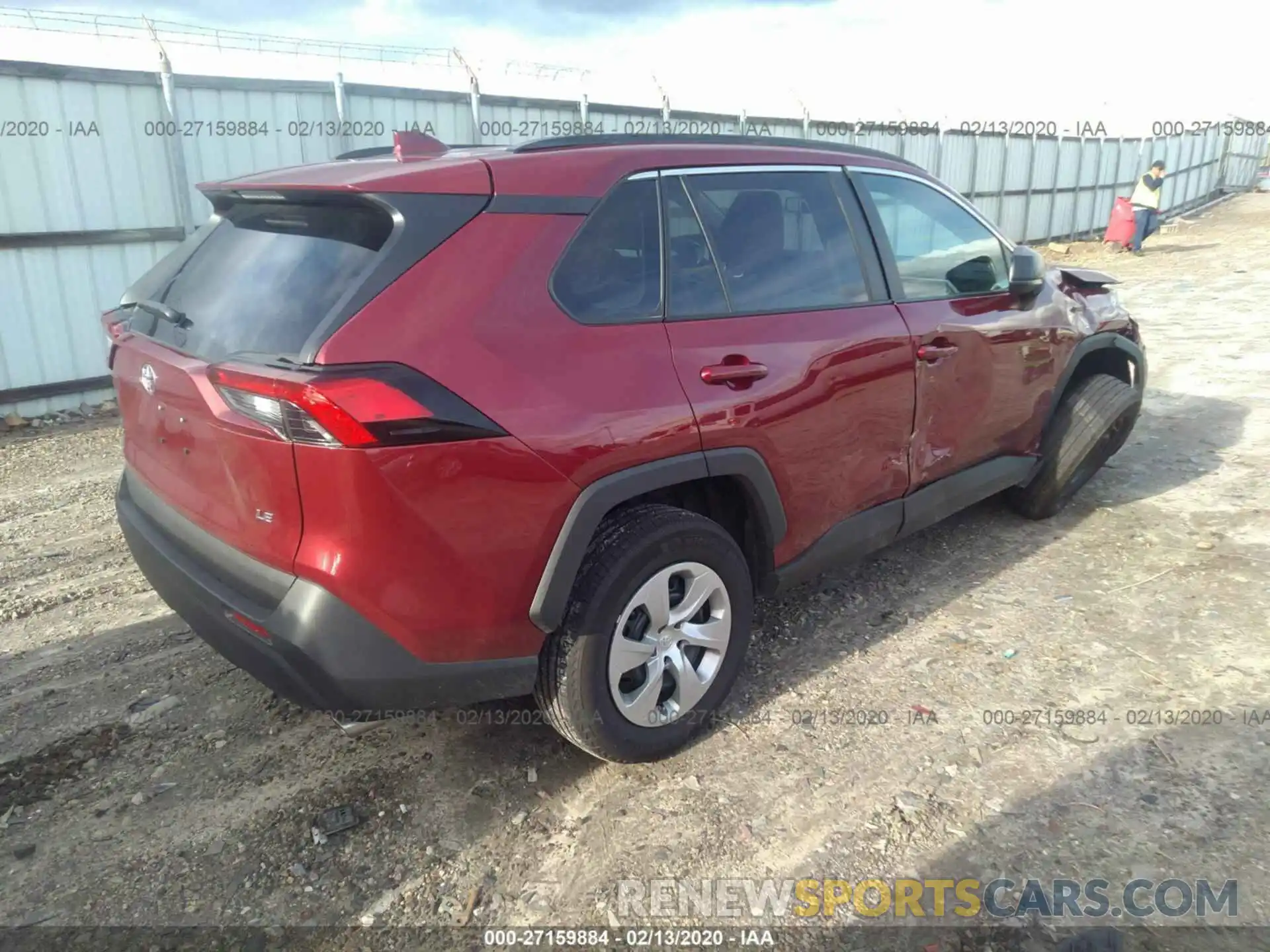 4 Фотография поврежденного автомобиля 2T3H1RFV8KW020096 TOYOTA RAV4 2019