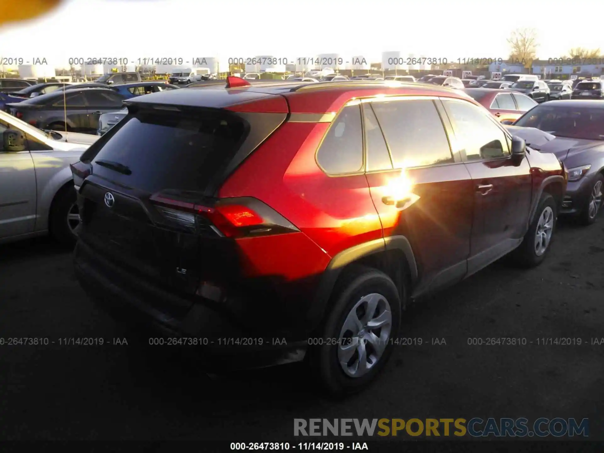 4 Фотография поврежденного автомобиля 2T3H1RFV8KW020745 TOYOTA RAV4 2019