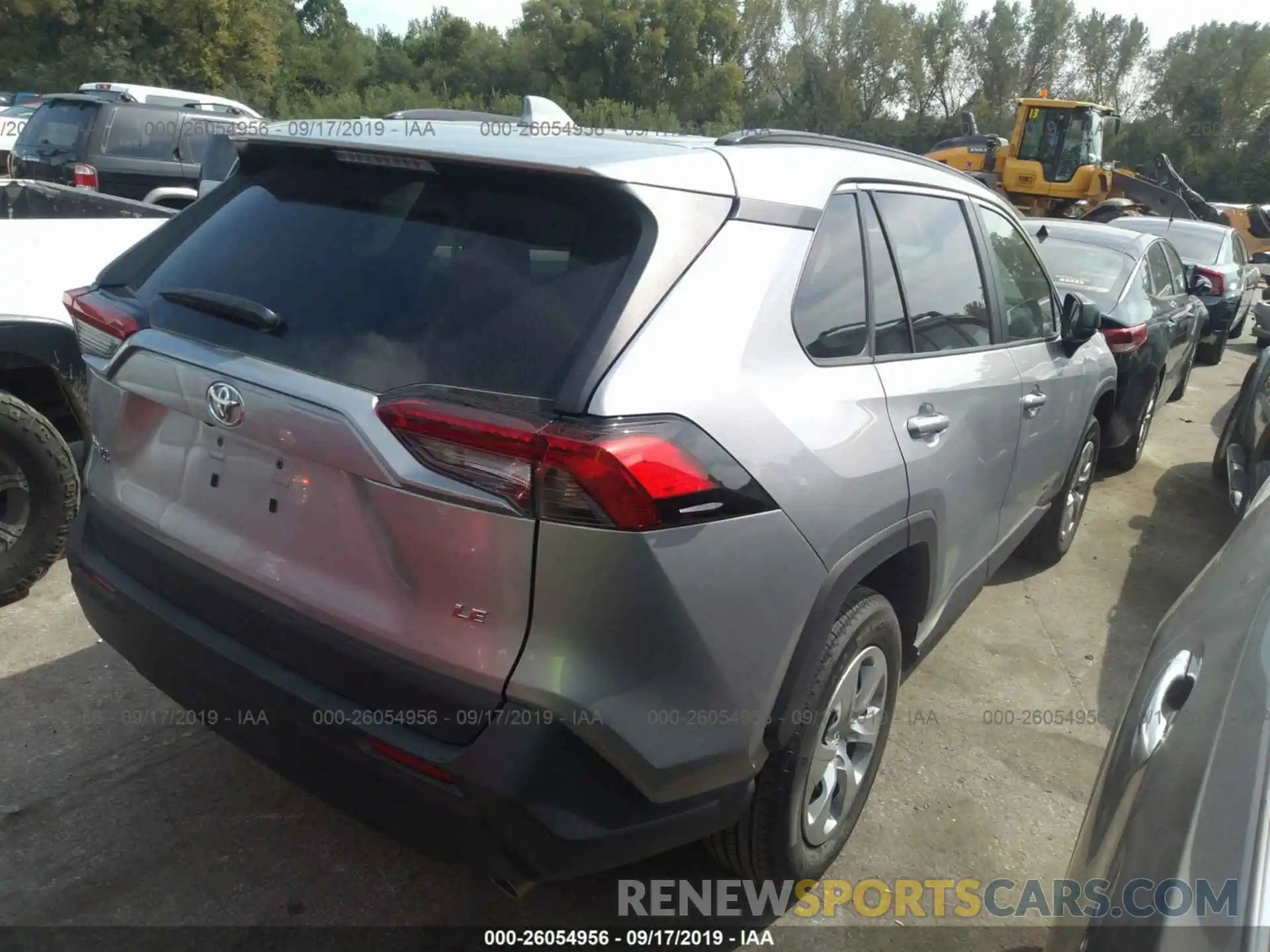 4 Photograph of a damaged car 2T3H1RFV8KW020888 TOYOTA RAV4 2019