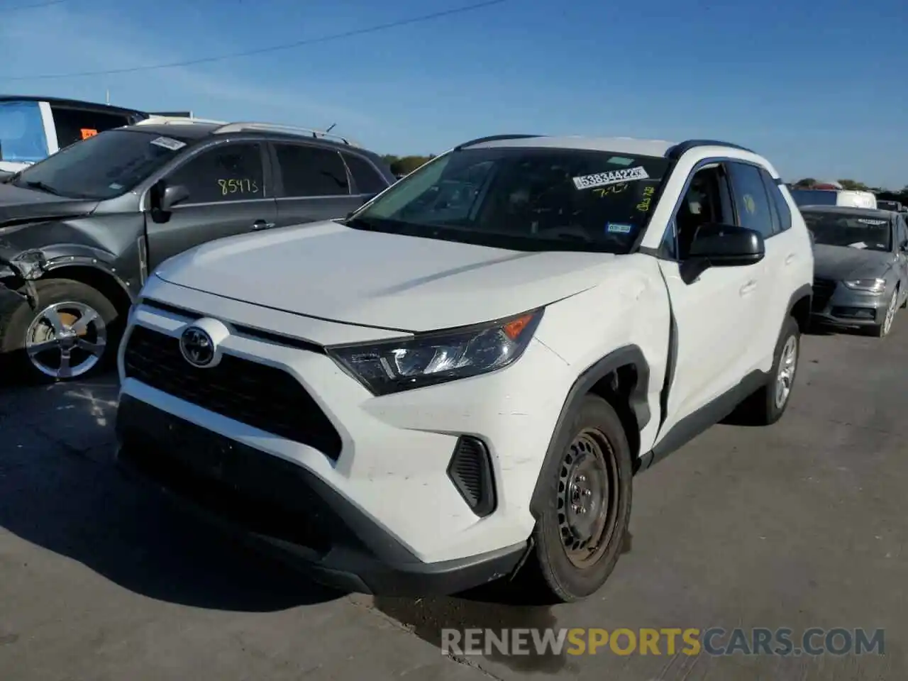 2 Фотография поврежденного автомобиля 2T3H1RFV8KW021197 TOYOTA RAV4 2019