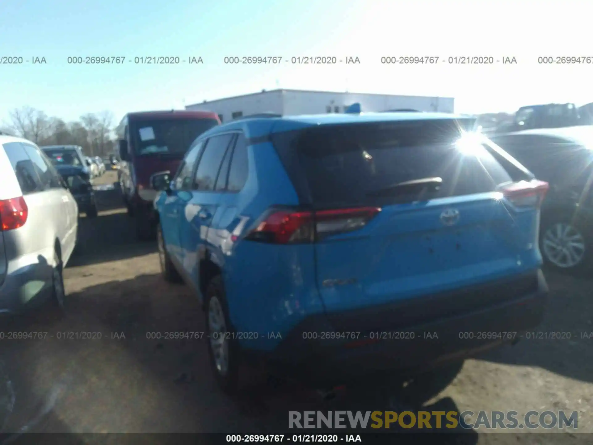 3 Photograph of a damaged car 2T3H1RFV8KW028263 TOYOTA RAV4 2019