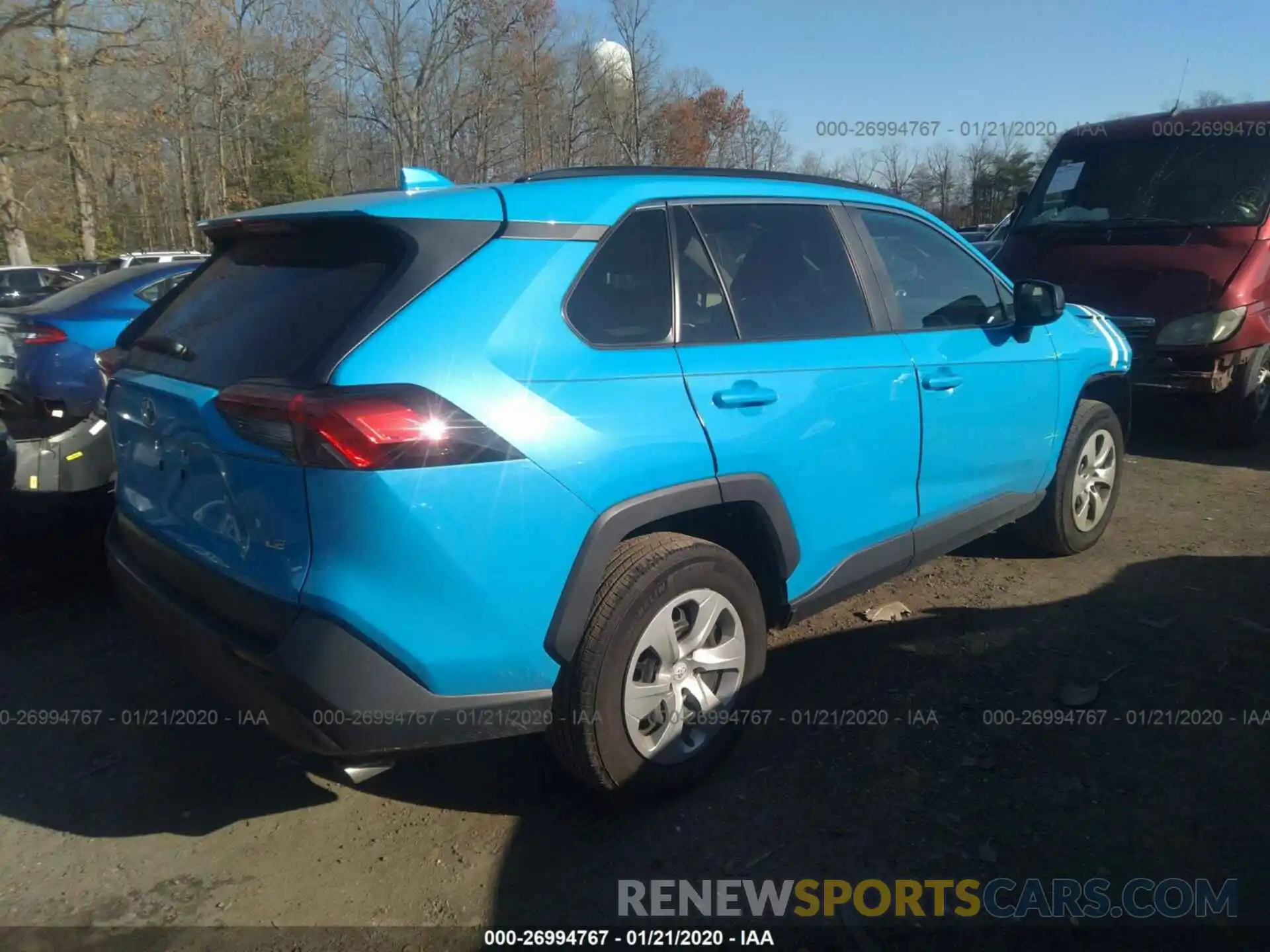 4 Фотография поврежденного автомобиля 2T3H1RFV8KW028263 TOYOTA RAV4 2019