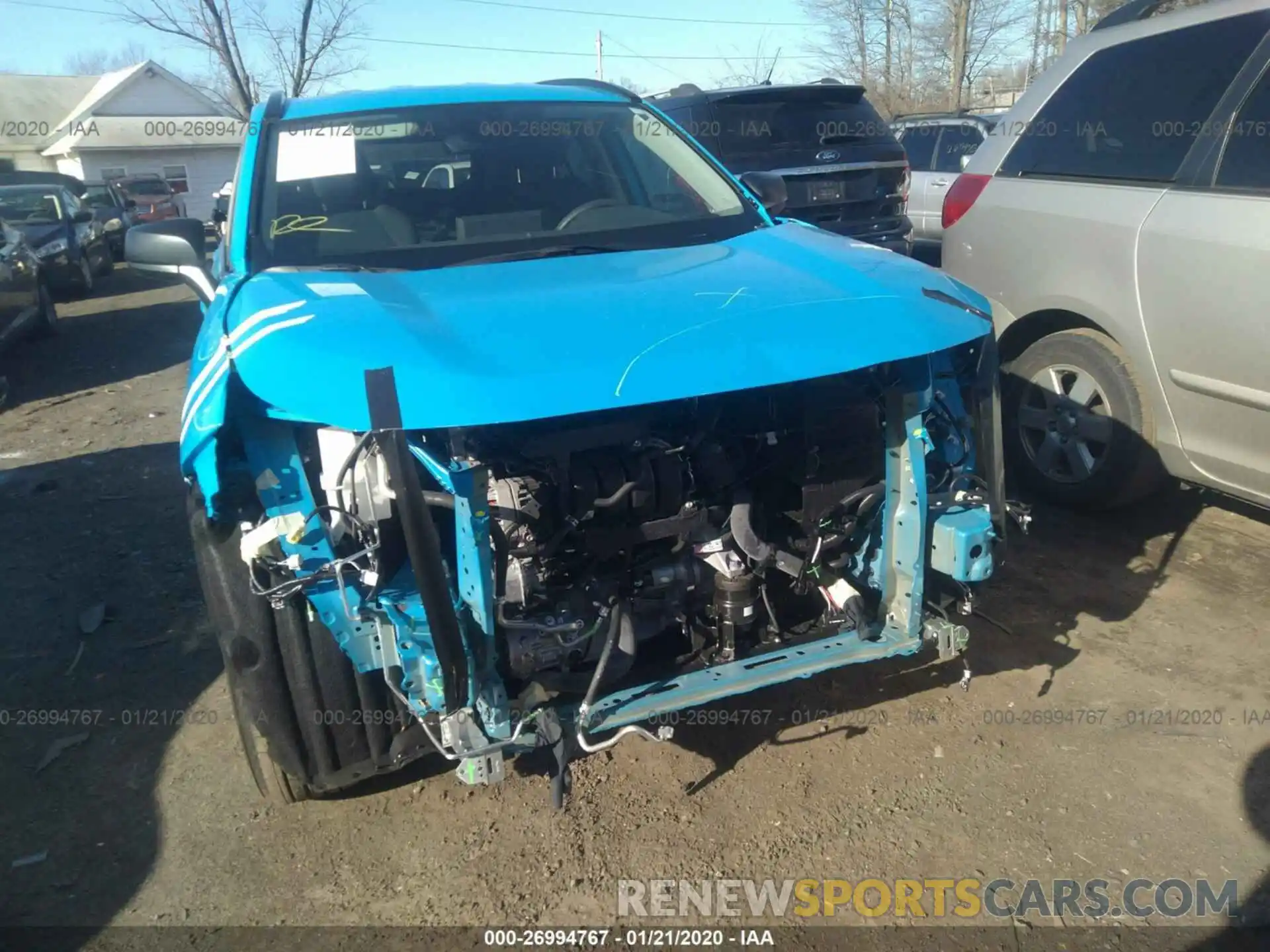 6 Photograph of a damaged car 2T3H1RFV8KW028263 TOYOTA RAV4 2019