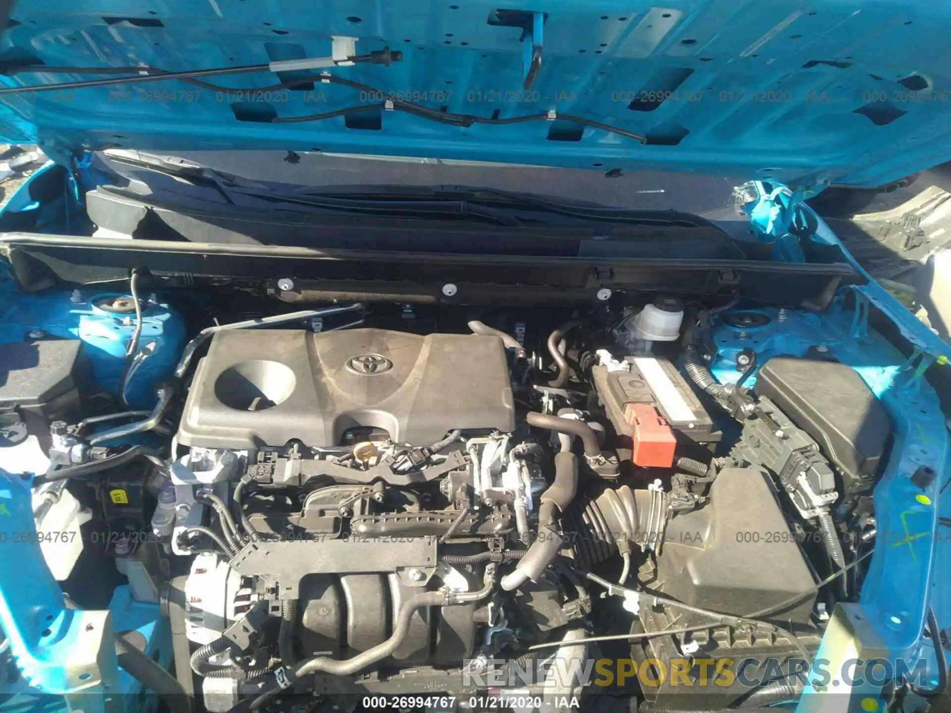 9 Фотография поврежденного автомобиля 2T3H1RFV8KW028263 TOYOTA RAV4 2019