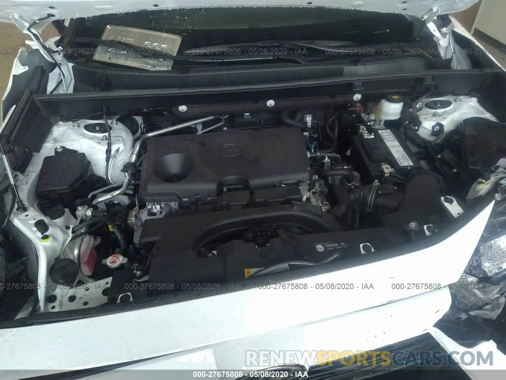 10 Фотография поврежденного автомобиля 2T3H1RFV8KW037254 TOYOTA RAV4 2019