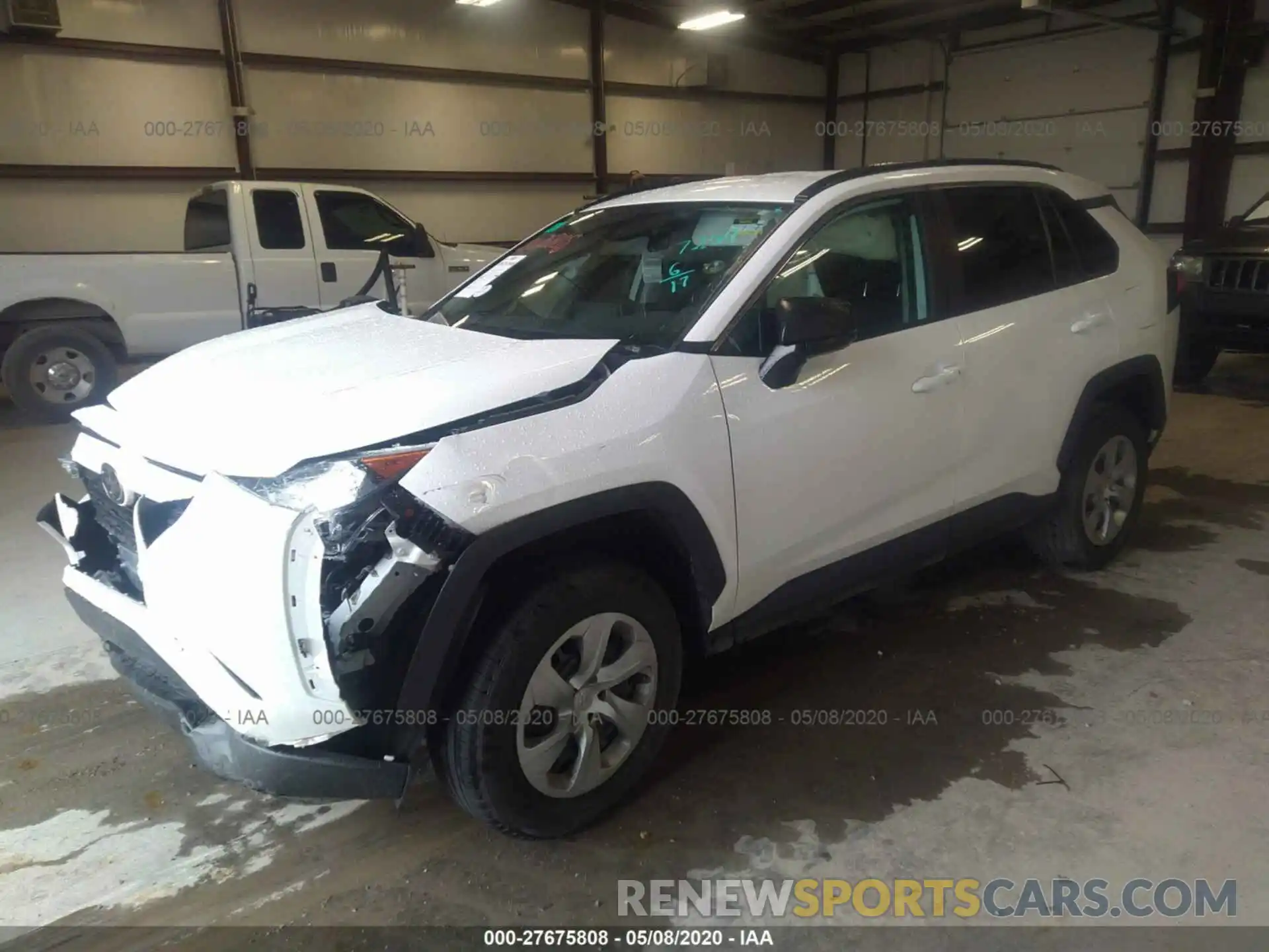 2 Photograph of a damaged car 2T3H1RFV8KW037254 TOYOTA RAV4 2019