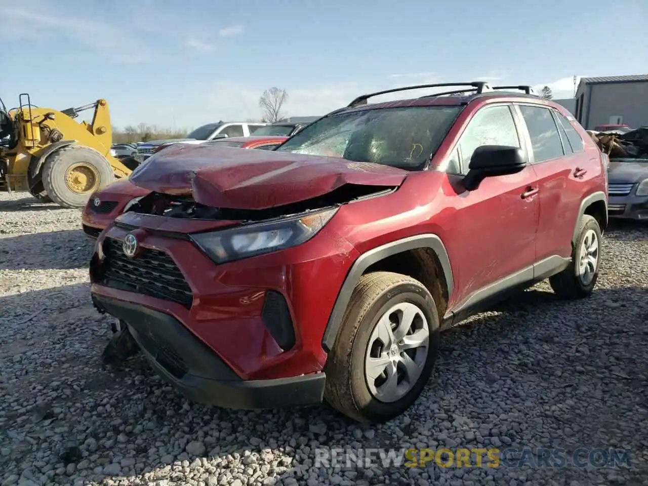 2 Photograph of a damaged car 2T3H1RFV8KW037383 TOYOTA RAV4 2019