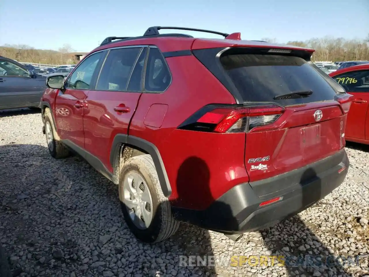 3 Photograph of a damaged car 2T3H1RFV8KW037383 TOYOTA RAV4 2019