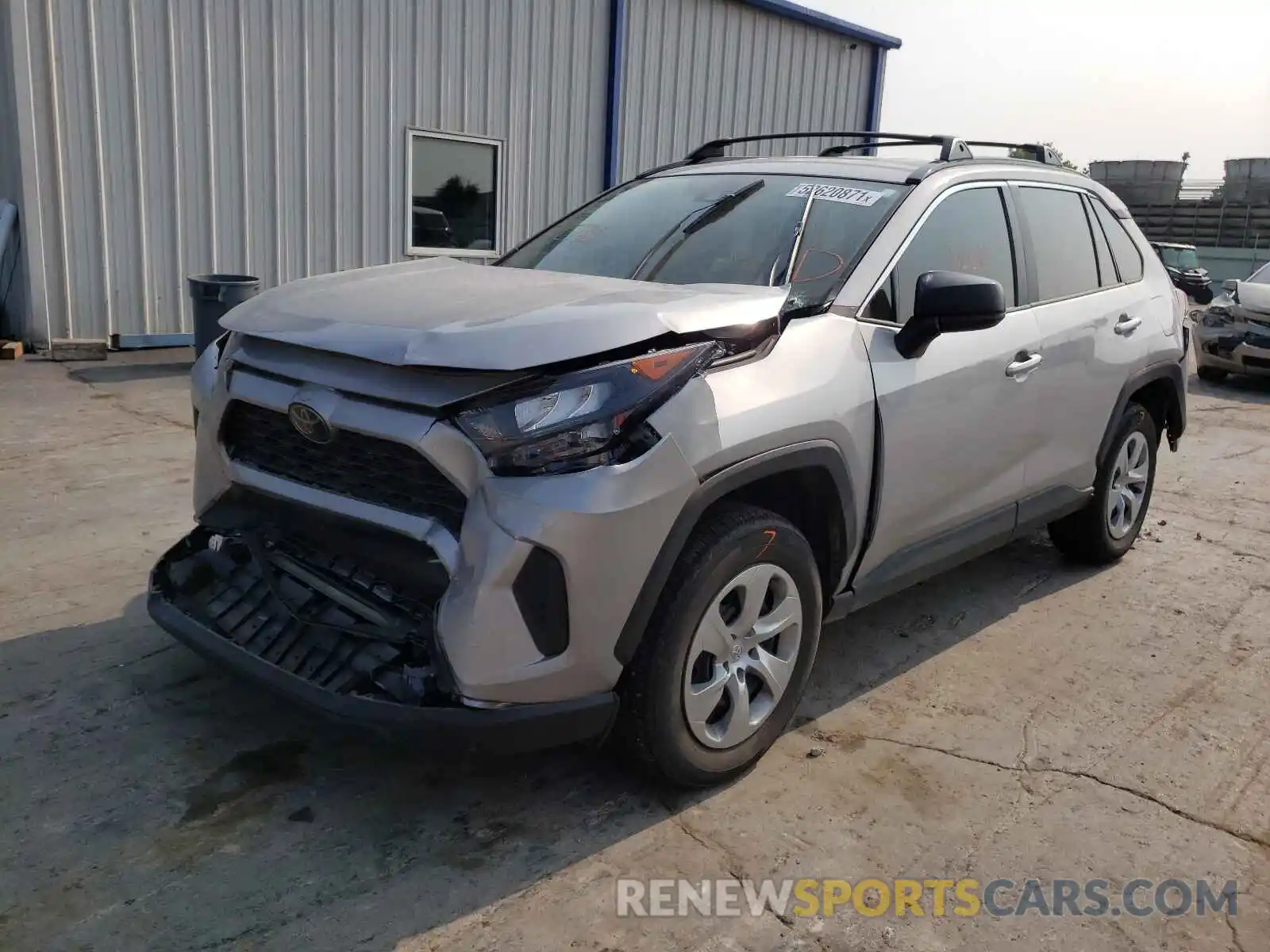 2 Фотография поврежденного автомобиля 2T3H1RFV8KW038842 TOYOTA RAV4 2019