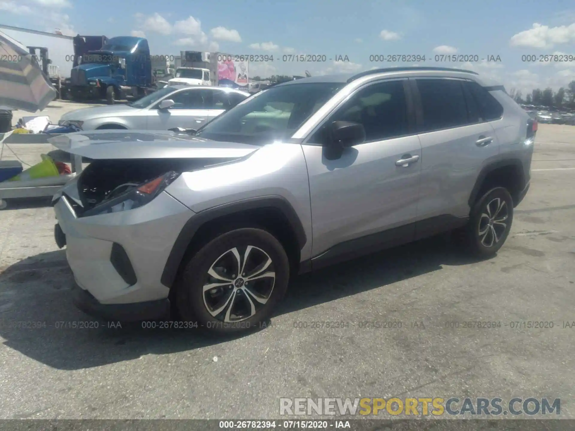 2 Photograph of a damaged car 2T3H1RFV8KW039280 TOYOTA RAV4 2019