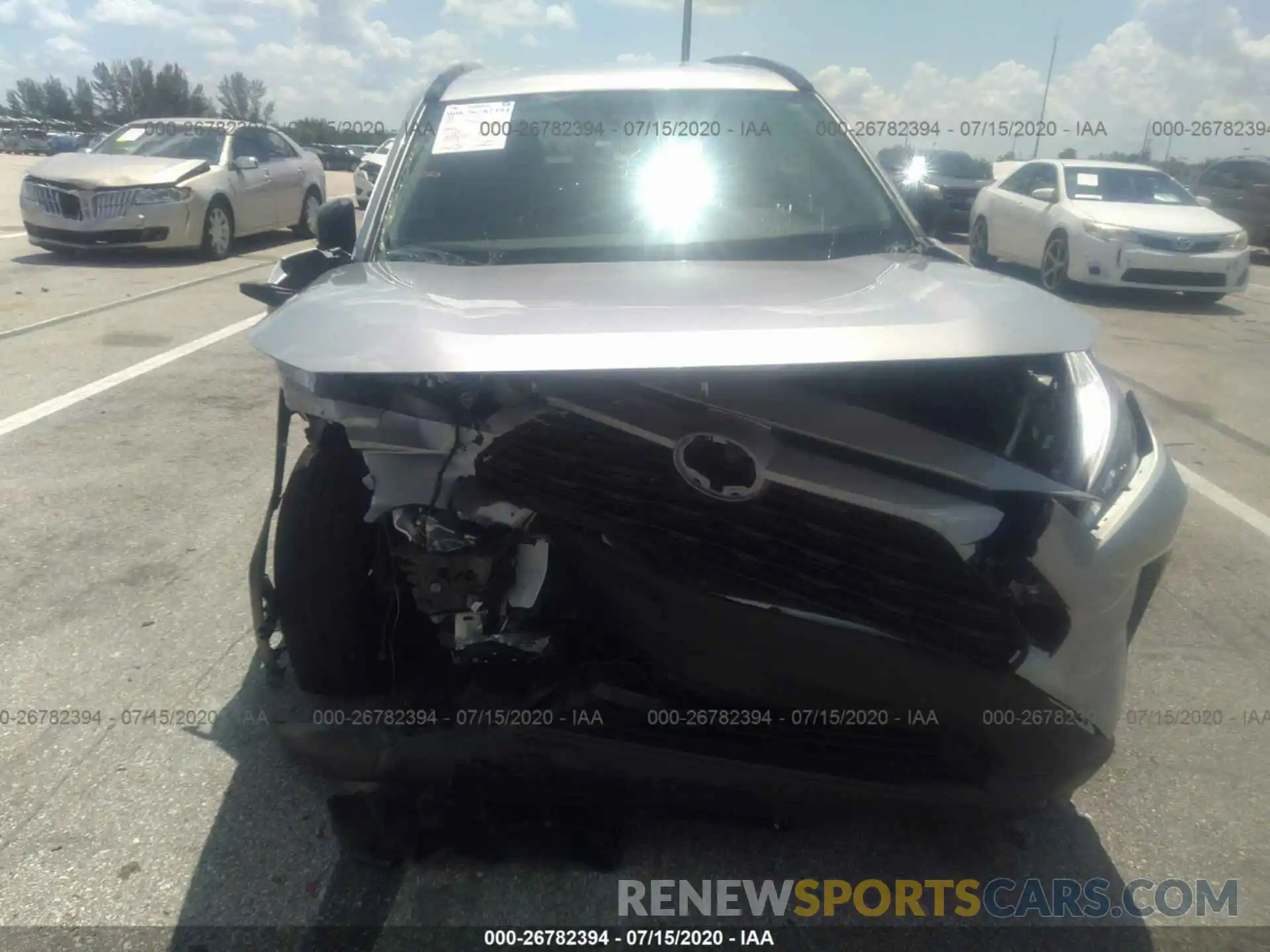 6 Photograph of a damaged car 2T3H1RFV8KW039280 TOYOTA RAV4 2019