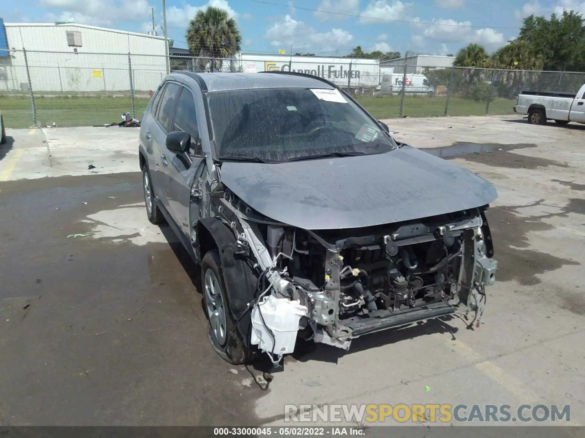 6 Photograph of a damaged car 2T3H1RFV8KW041319 TOYOTA RAV4 2019