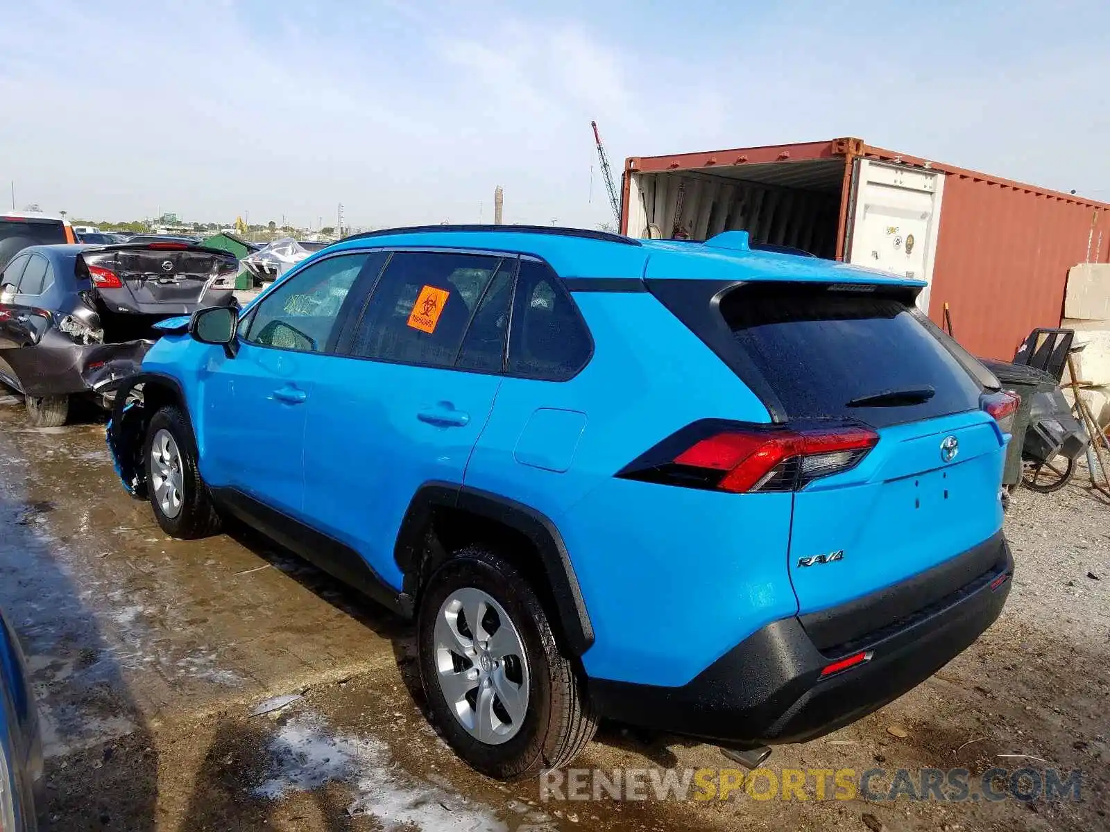 3 Photograph of a damaged car 2T3H1RFV8KW043653 TOYOTA RAV4 2019