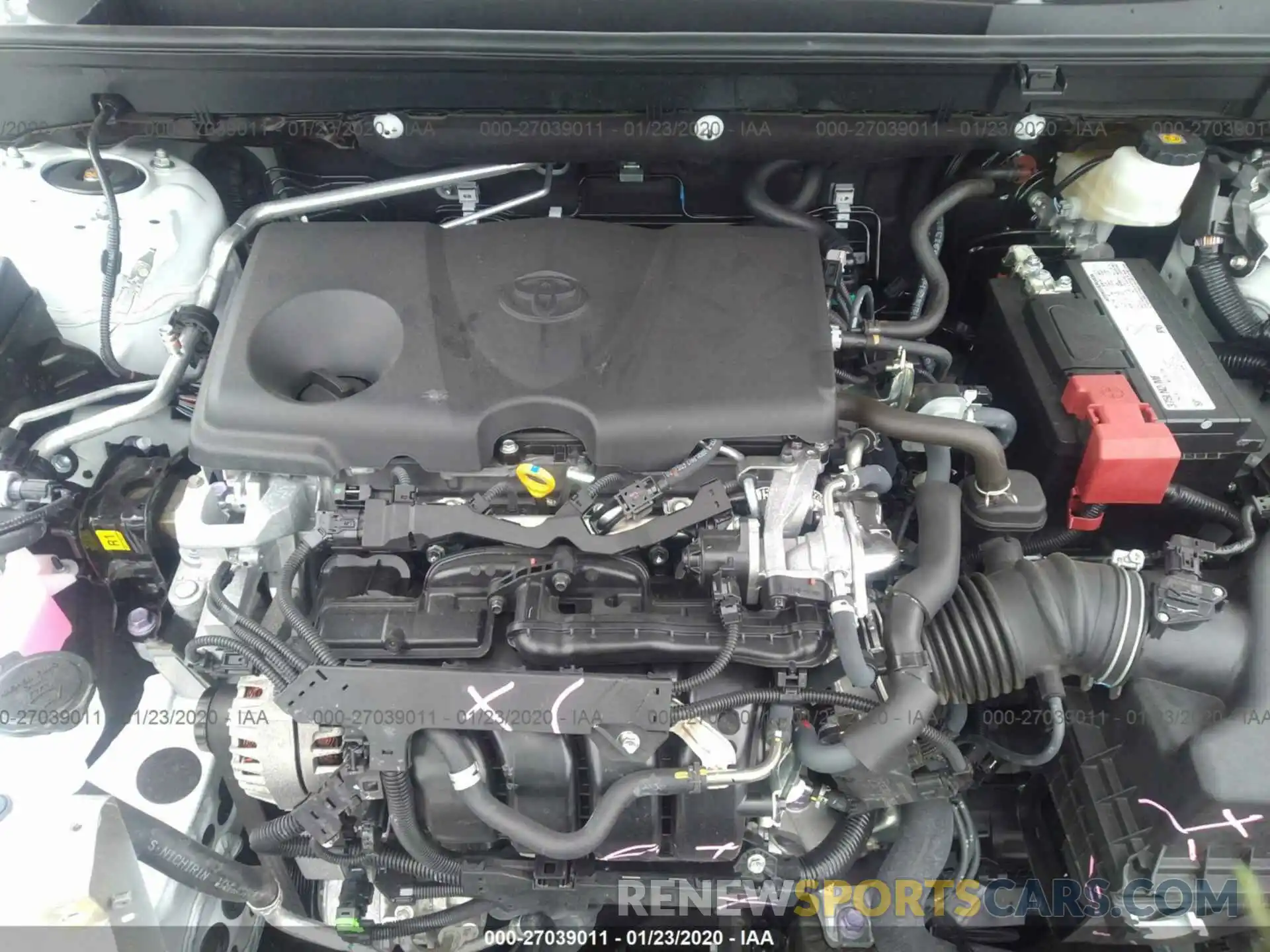 10 Фотография поврежденного автомобиля 2T3H1RFV8KW044947 TOYOTA RAV4 2019