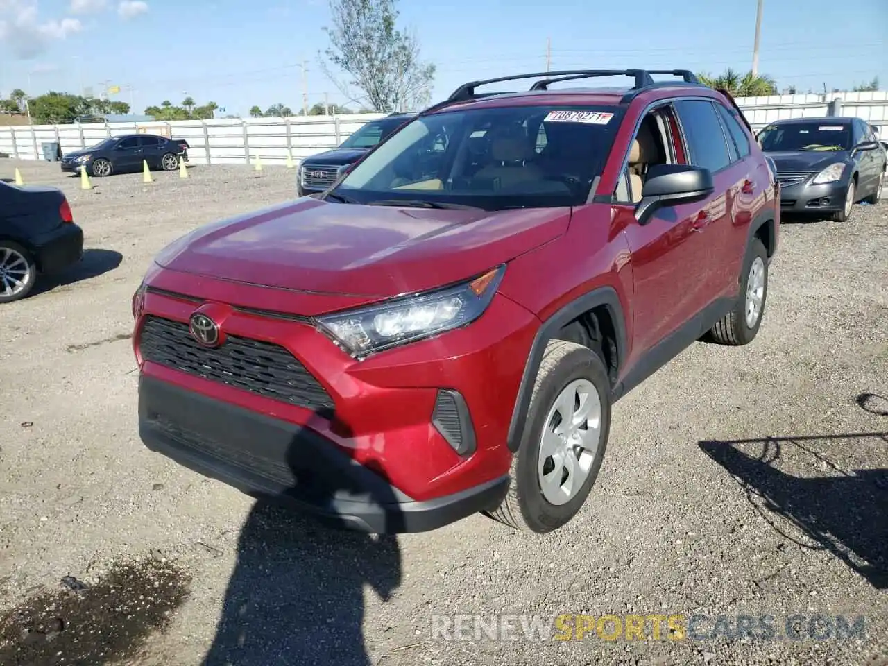 2 Фотография поврежденного автомобиля 2T3H1RFV8KW046164 TOYOTA RAV4 2019