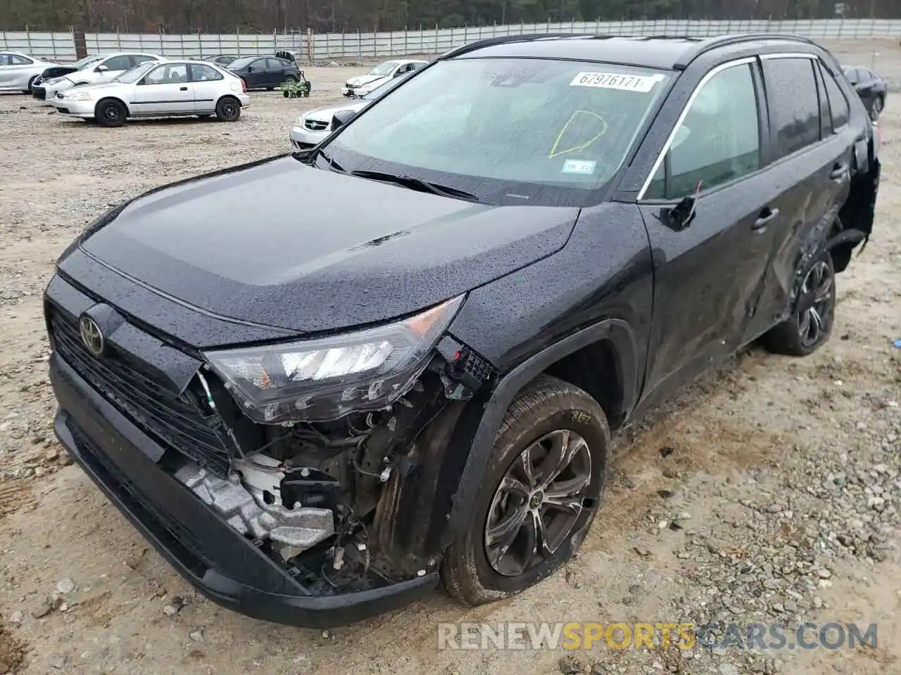 2 Фотография поврежденного автомобиля 2T3H1RFV8KW046925 TOYOTA RAV4 2019