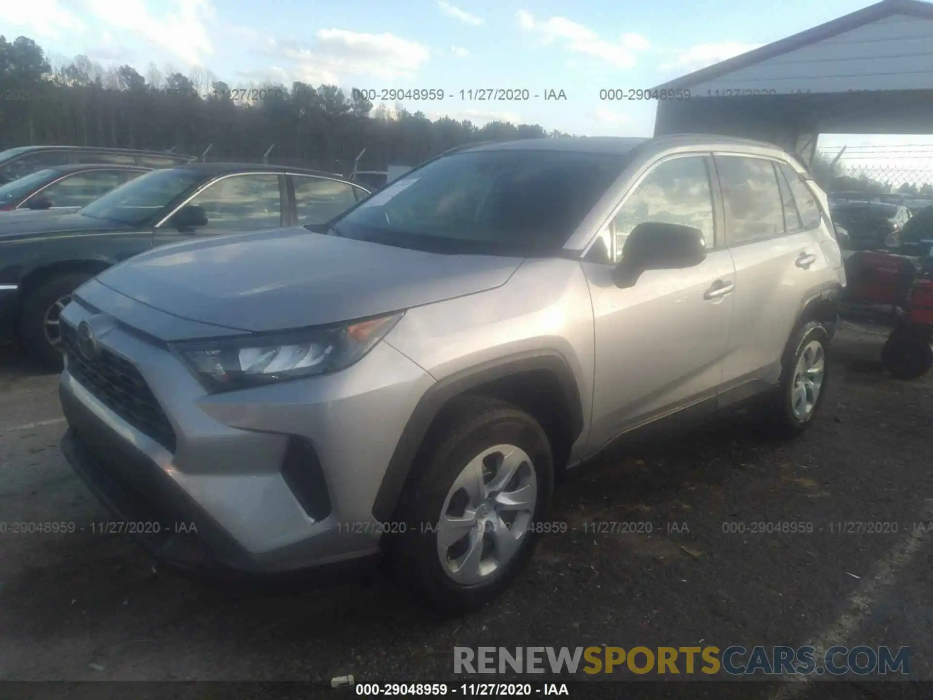 2 Фотография поврежденного автомобиля 2T3H1RFV8KW054667 TOYOTA RAV4 2019