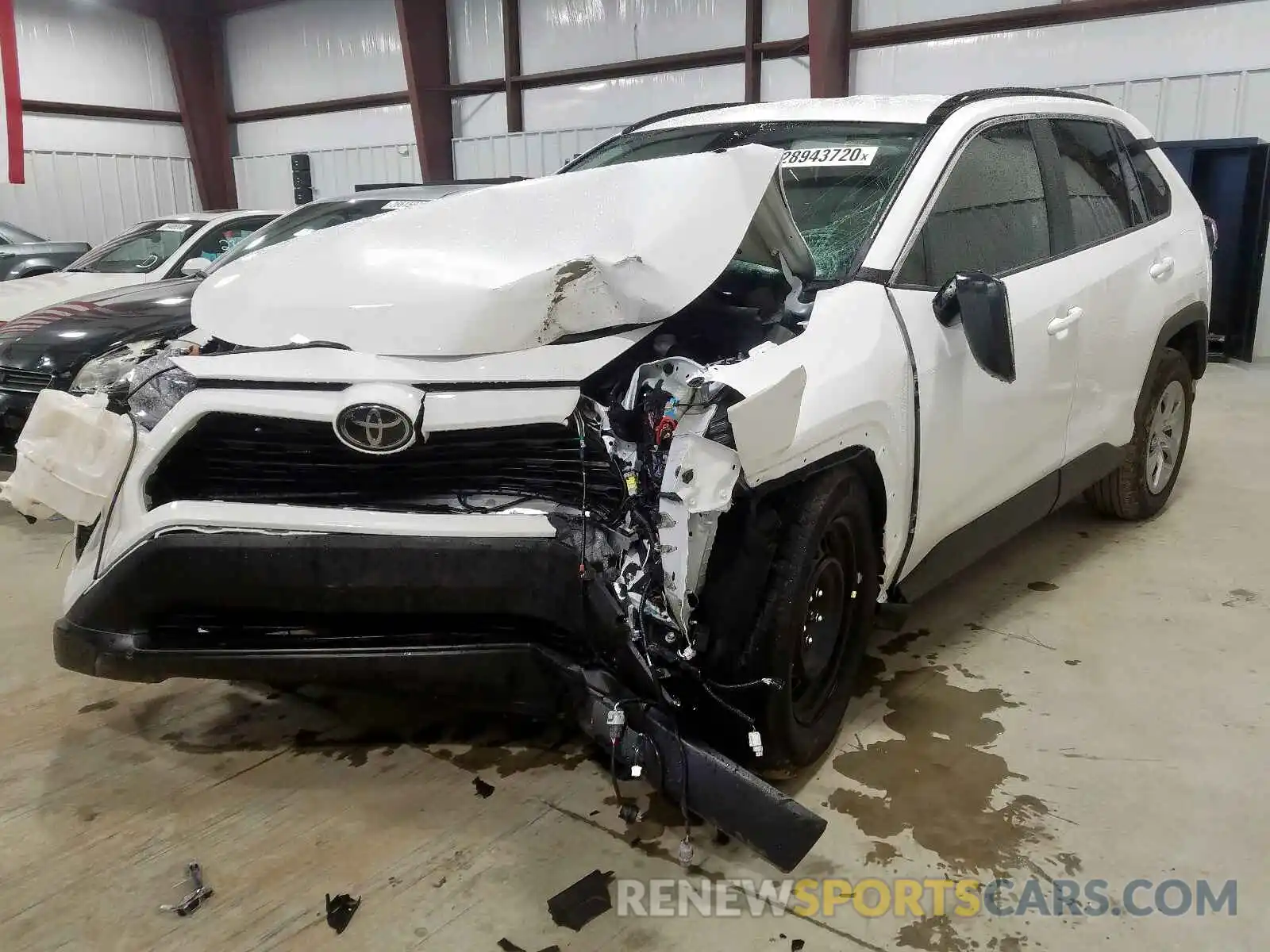 2 Photograph of a damaged car 2T3H1RFV8KW056533 TOYOTA RAV4 2019