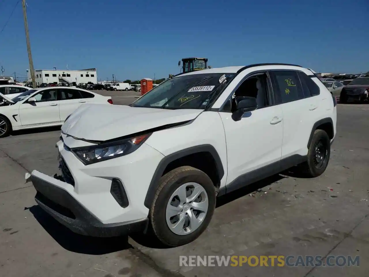 2 Photograph of a damaged car 2T3H1RFV9KC008136 TOYOTA RAV4 2019