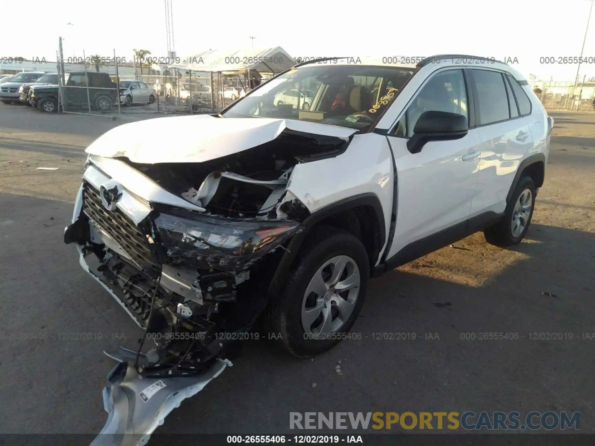 2 Photograph of a damaged car 2T3H1RFV9KC008959 TOYOTA RAV4 2019