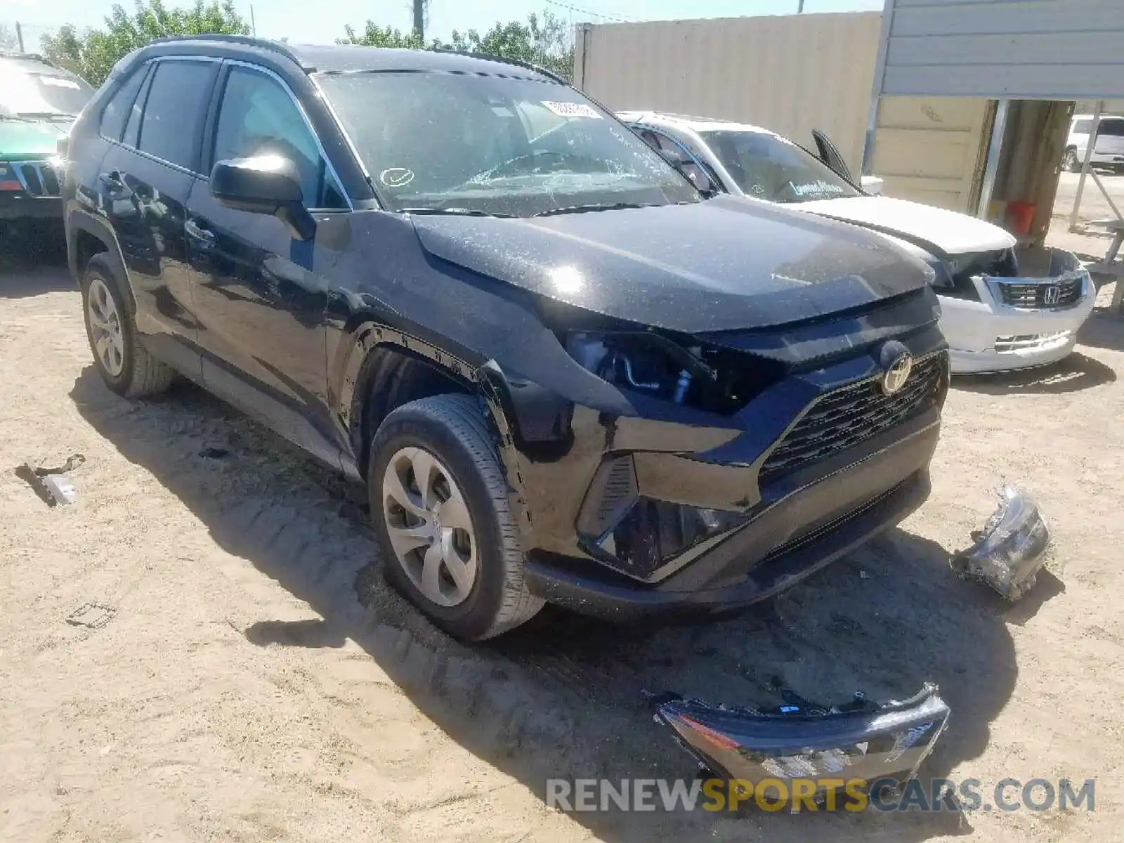 1 Photograph of a damaged car 2T3H1RFV9KC009187 TOYOTA RAV4 2019