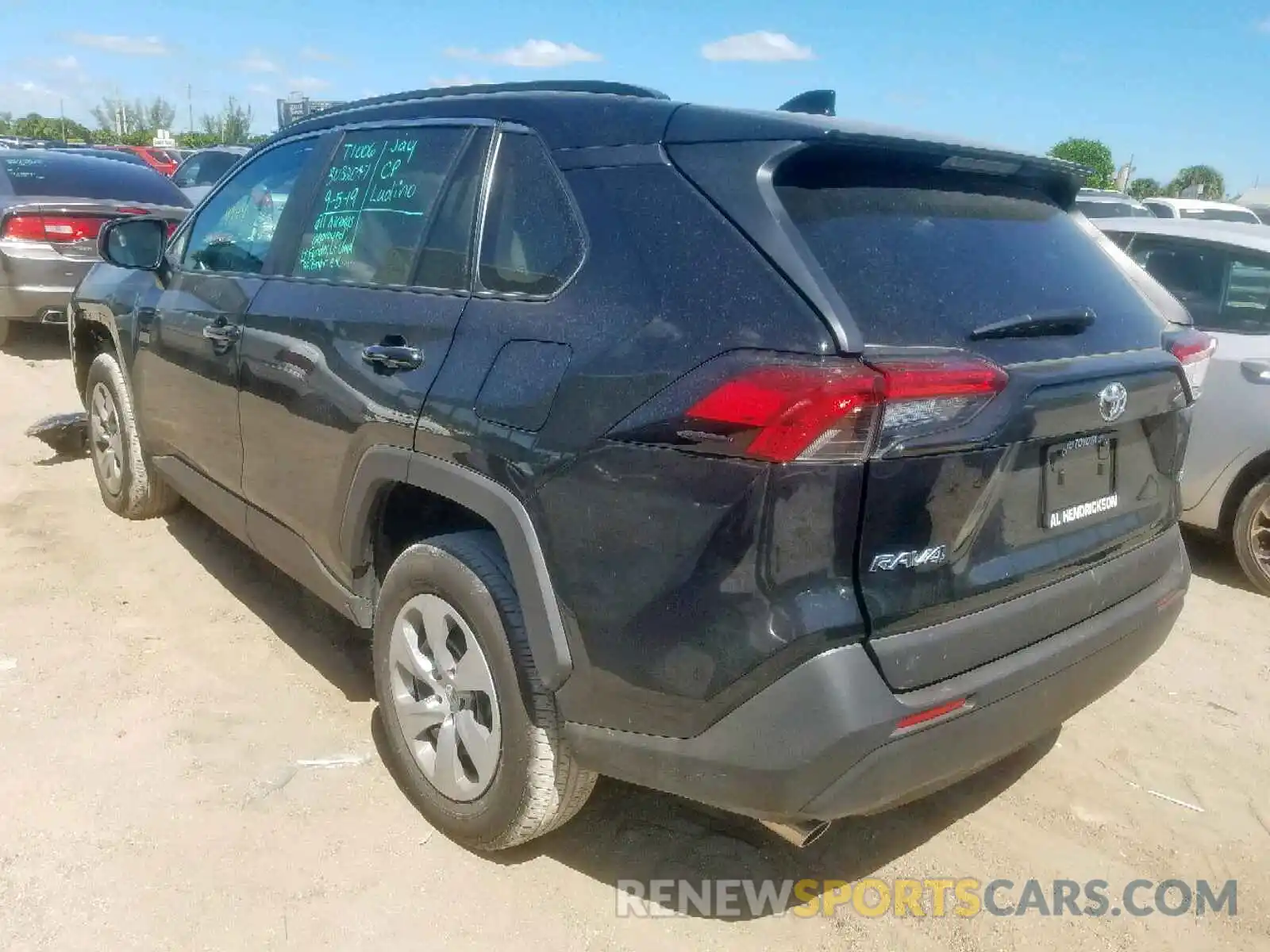 3 Photograph of a damaged car 2T3H1RFV9KC009187 TOYOTA RAV4 2019