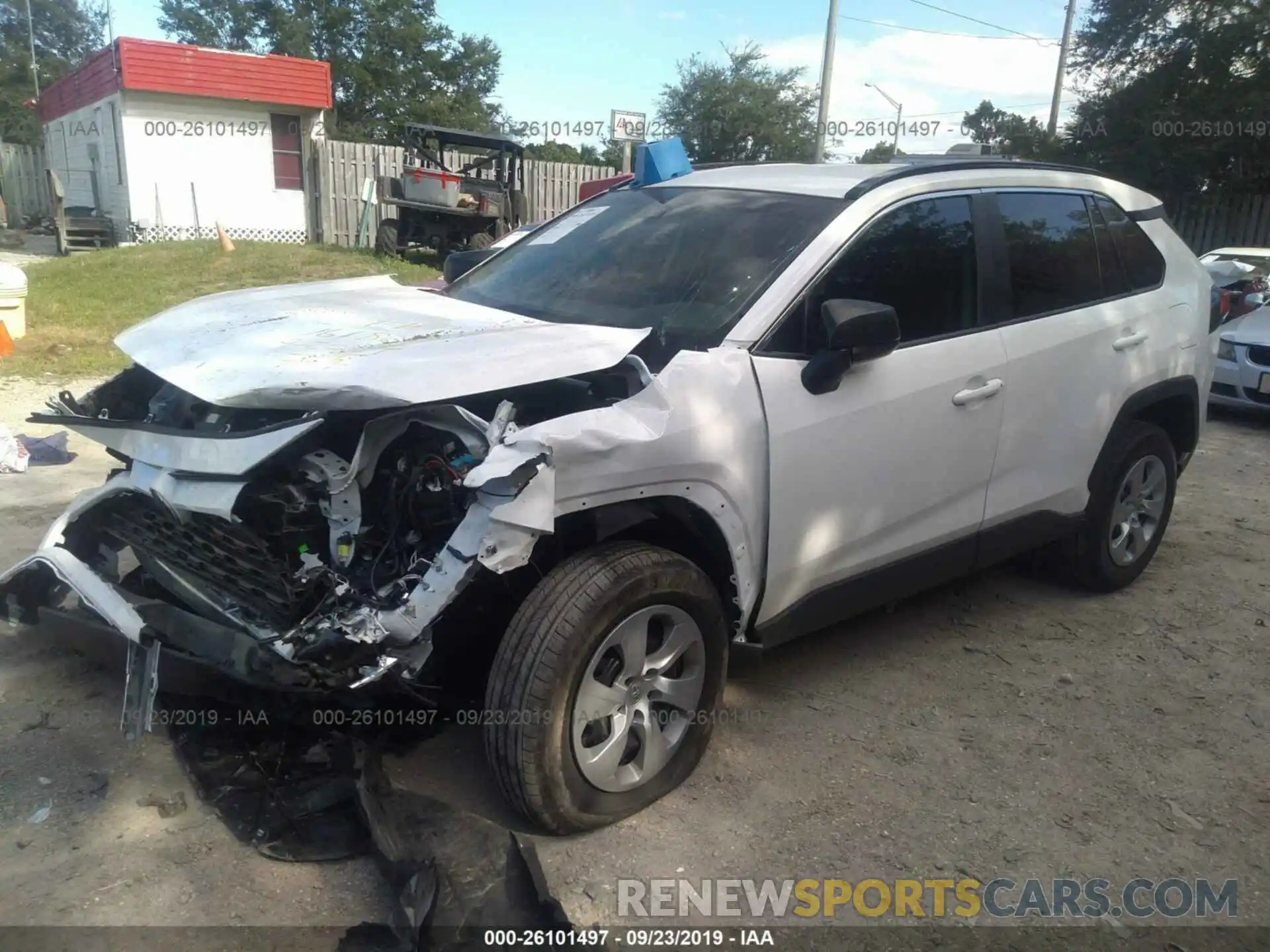 2 Photograph of a damaged car 2T3H1RFV9KC021484 TOYOTA RAV4 2019