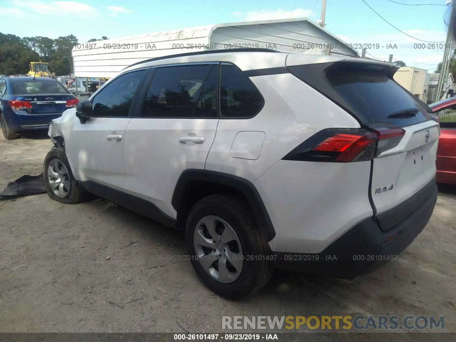 3 Photograph of a damaged car 2T3H1RFV9KC021484 TOYOTA RAV4 2019