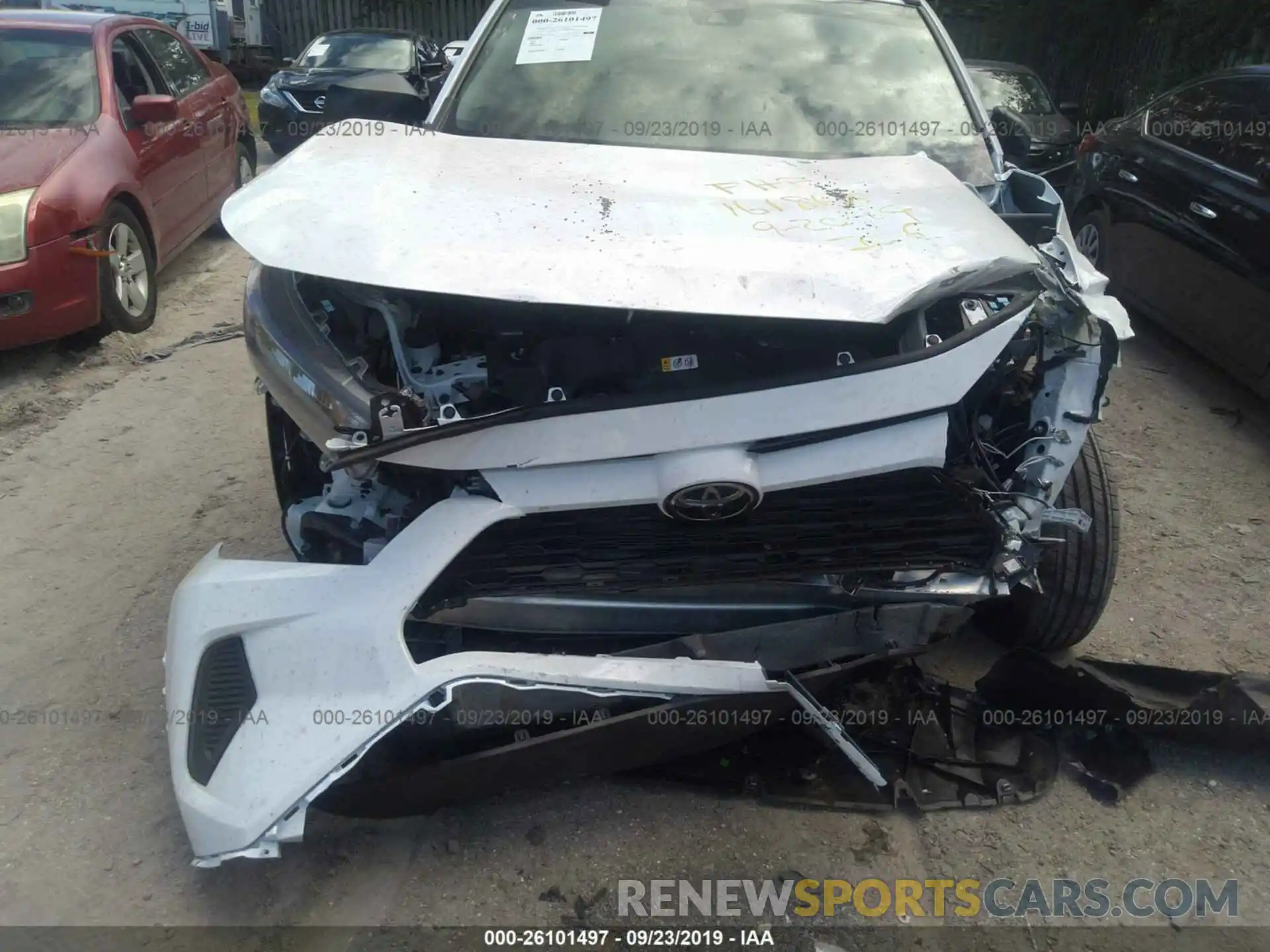 6 Photograph of a damaged car 2T3H1RFV9KC021484 TOYOTA RAV4 2019