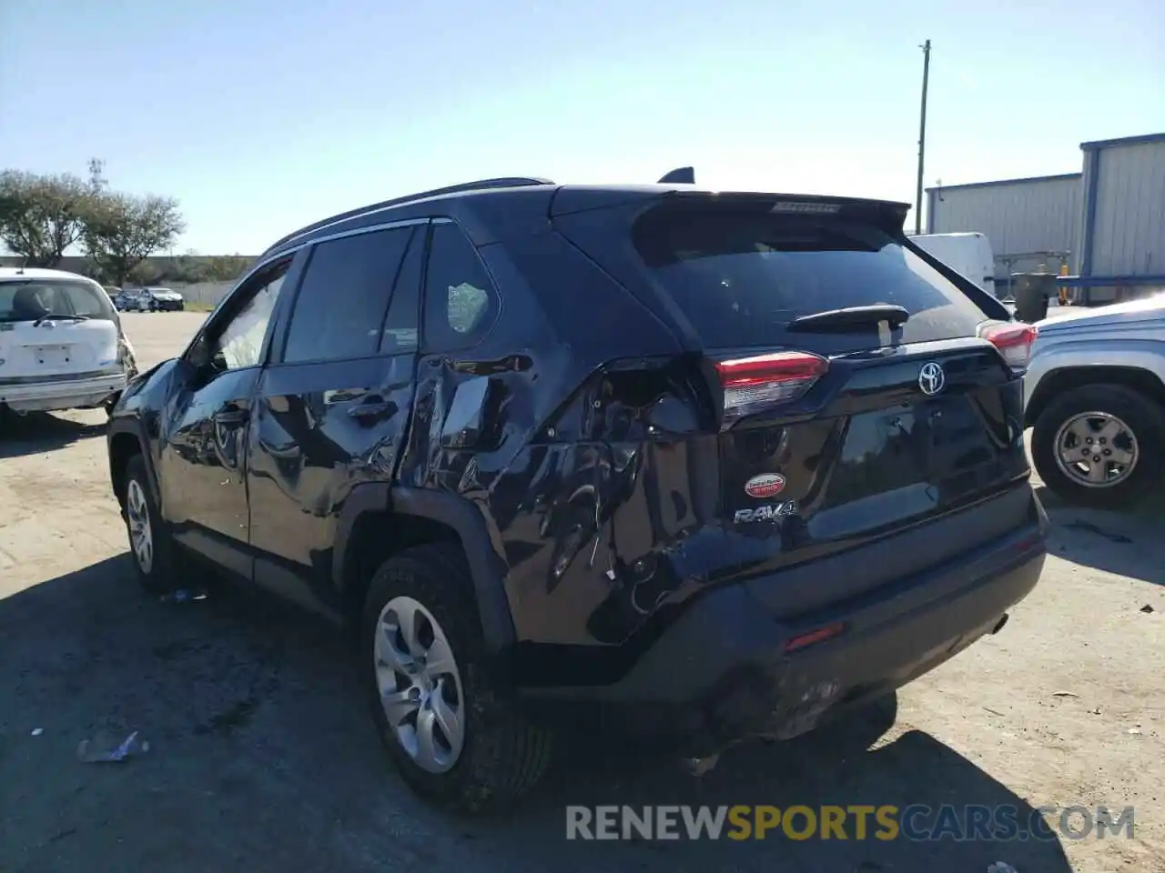 3 Photograph of a damaged car 2T3H1RFV9KC023882 TOYOTA RAV4 2019