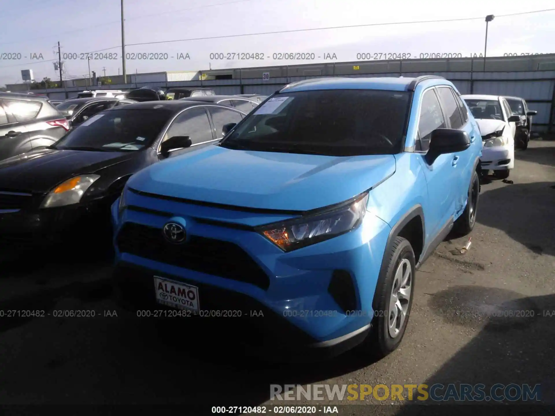 2 Фотография поврежденного автомобиля 2T3H1RFV9KC029374 TOYOTA RAV4 2019