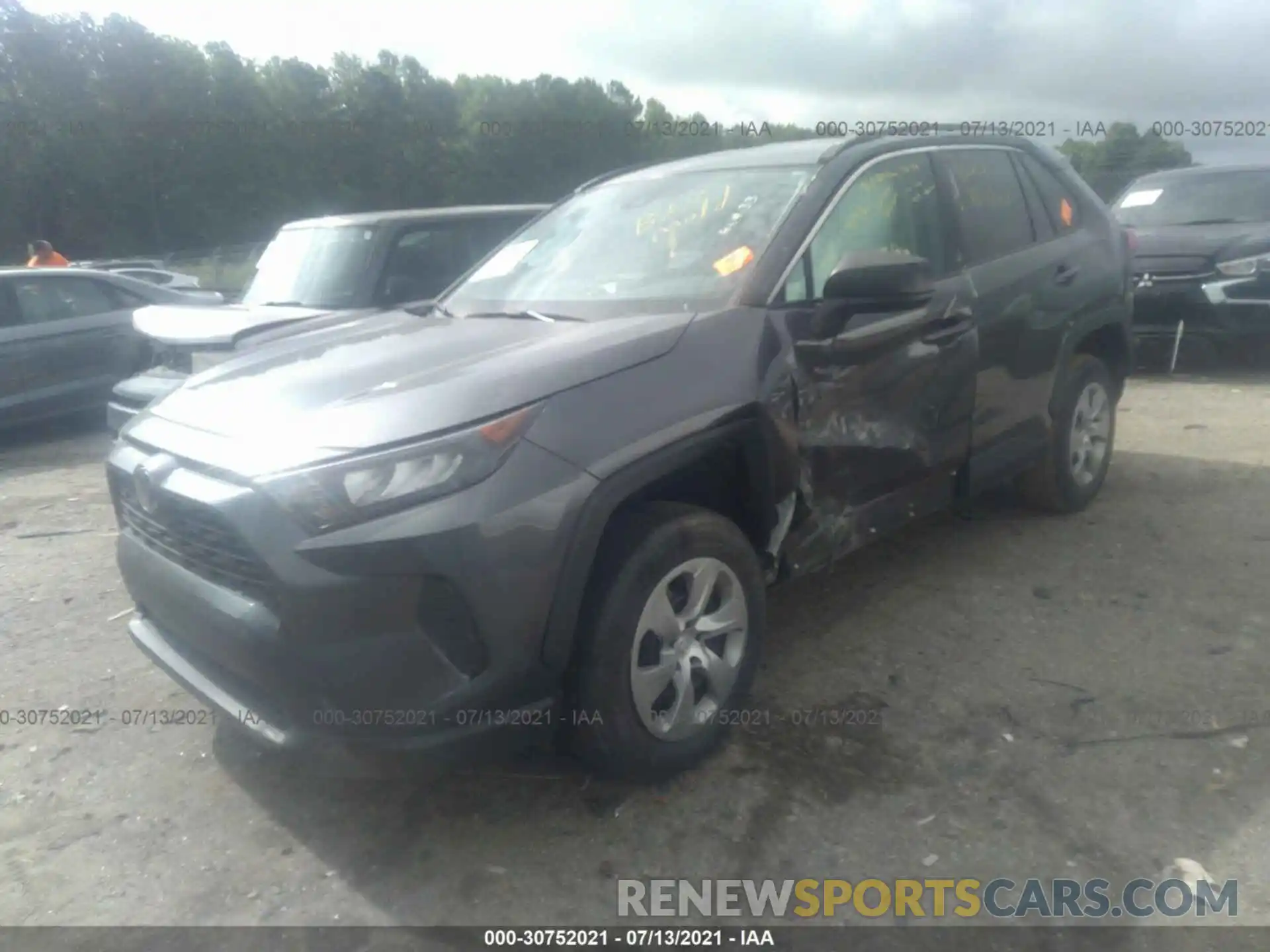 2 Photograph of a damaged car 2T3H1RFV9KC029441 TOYOTA RAV4 2019