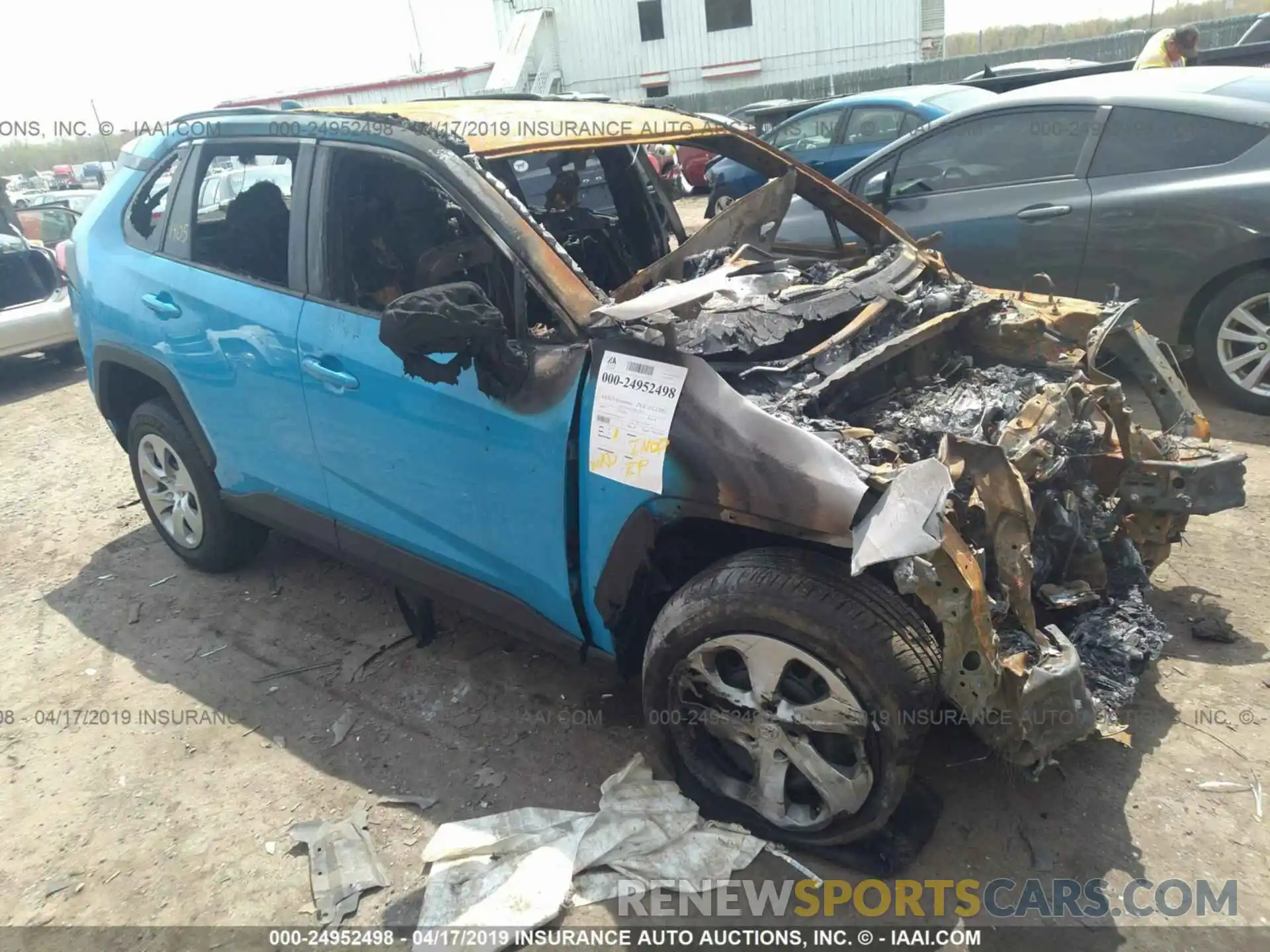 1 Photograph of a damaged car 2T3H1RFV9KW004182 TOYOTA RAV4 2019