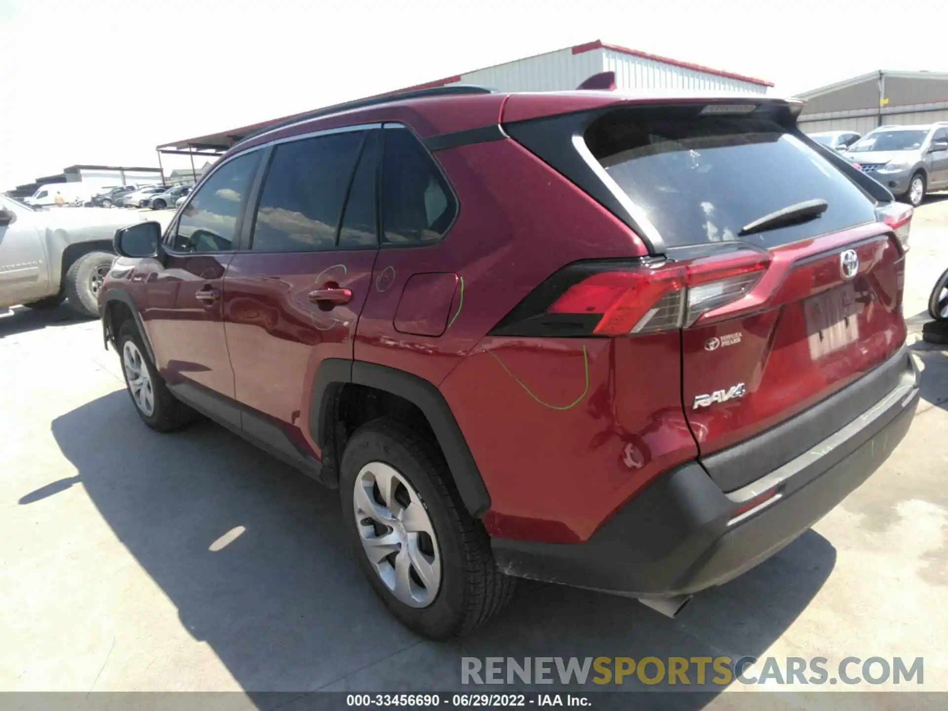 3 Photograph of a damaged car 2T3H1RFV9KW015084 TOYOTA RAV4 2019