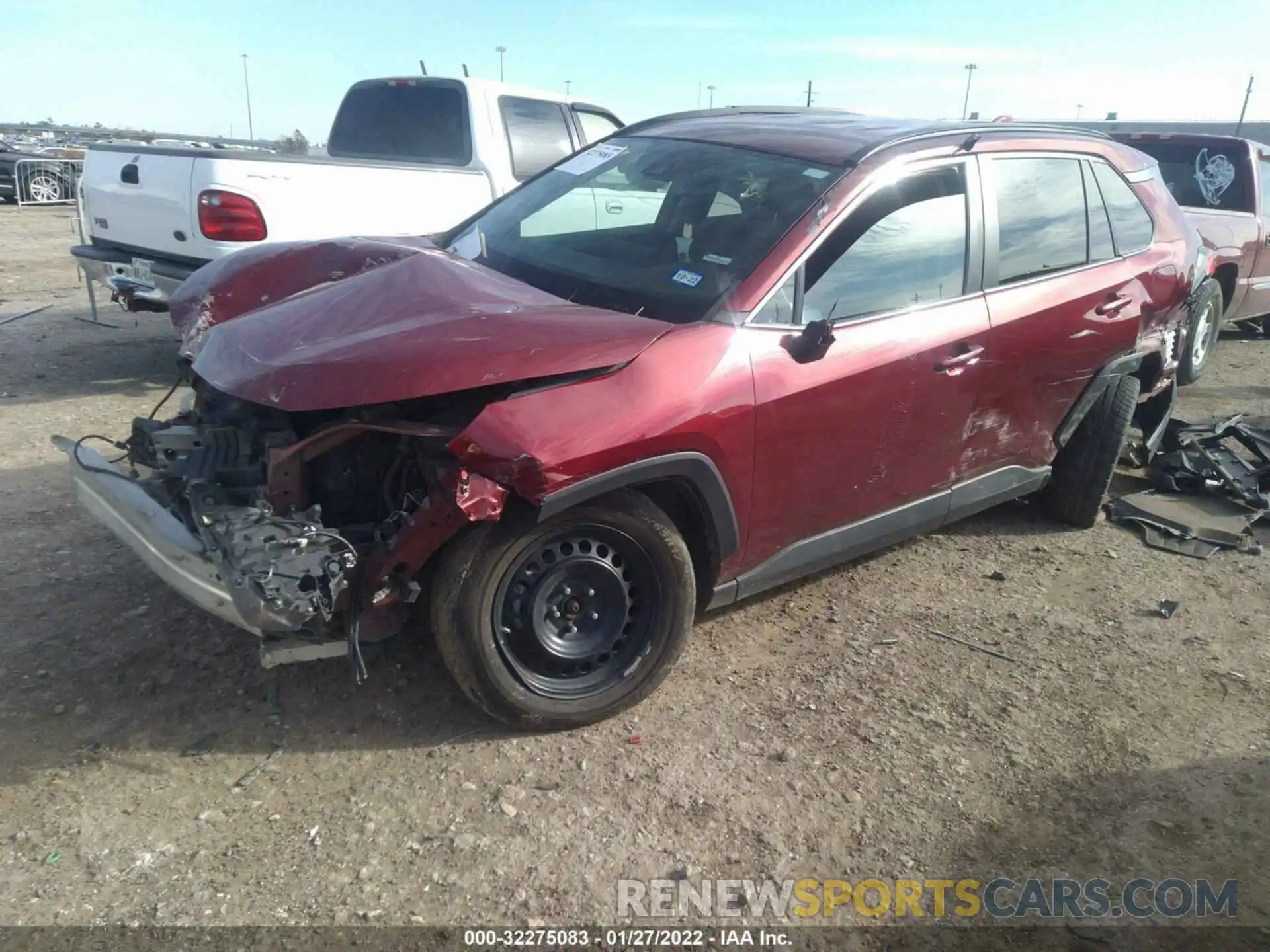 2 Photograph of a damaged car 2T3H1RFV9KW021354 TOYOTA RAV4 2019