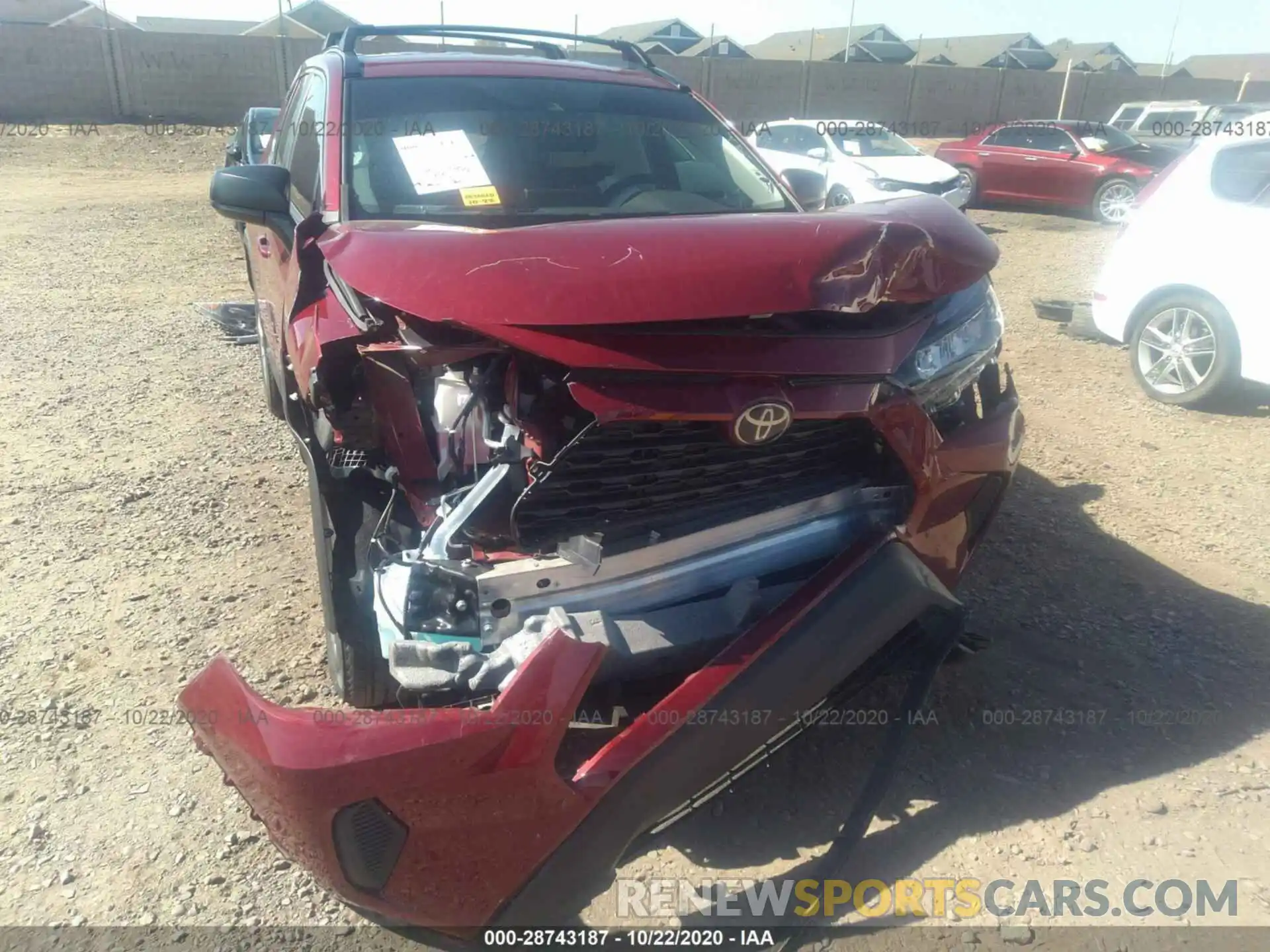 6 Фотография поврежденного автомобиля 2T3H1RFV9KW029728 TOYOTA RAV4 2019