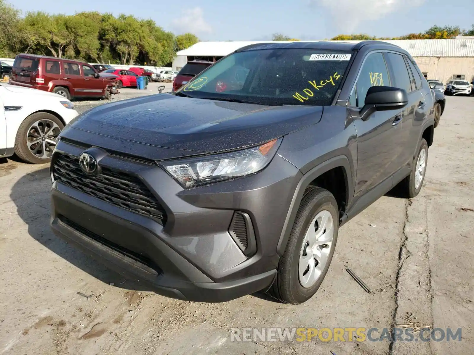 2 Фотография поврежденного автомобиля 2T3H1RFV9KW033004 TOYOTA RAV4 2019