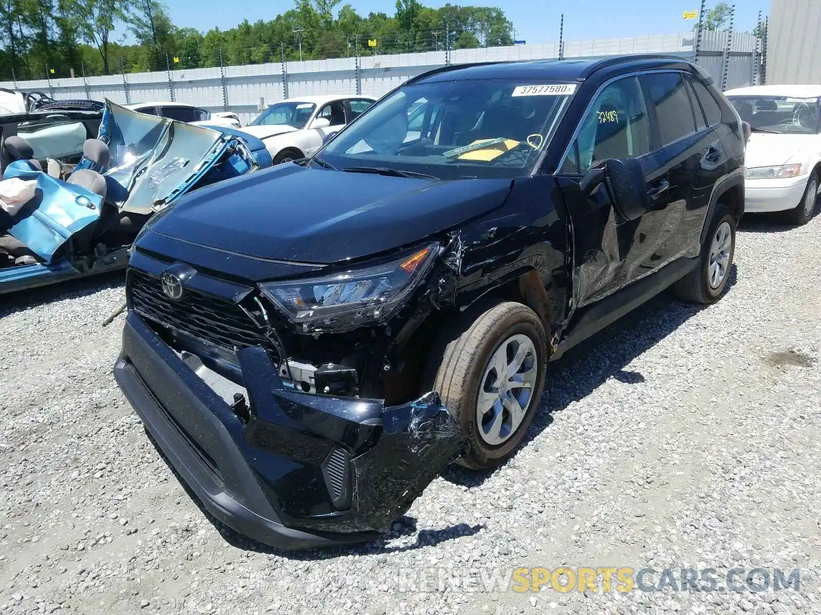 2 Photograph of a damaged car 2T3H1RFV9KW038297 TOYOTA RAV4 2019