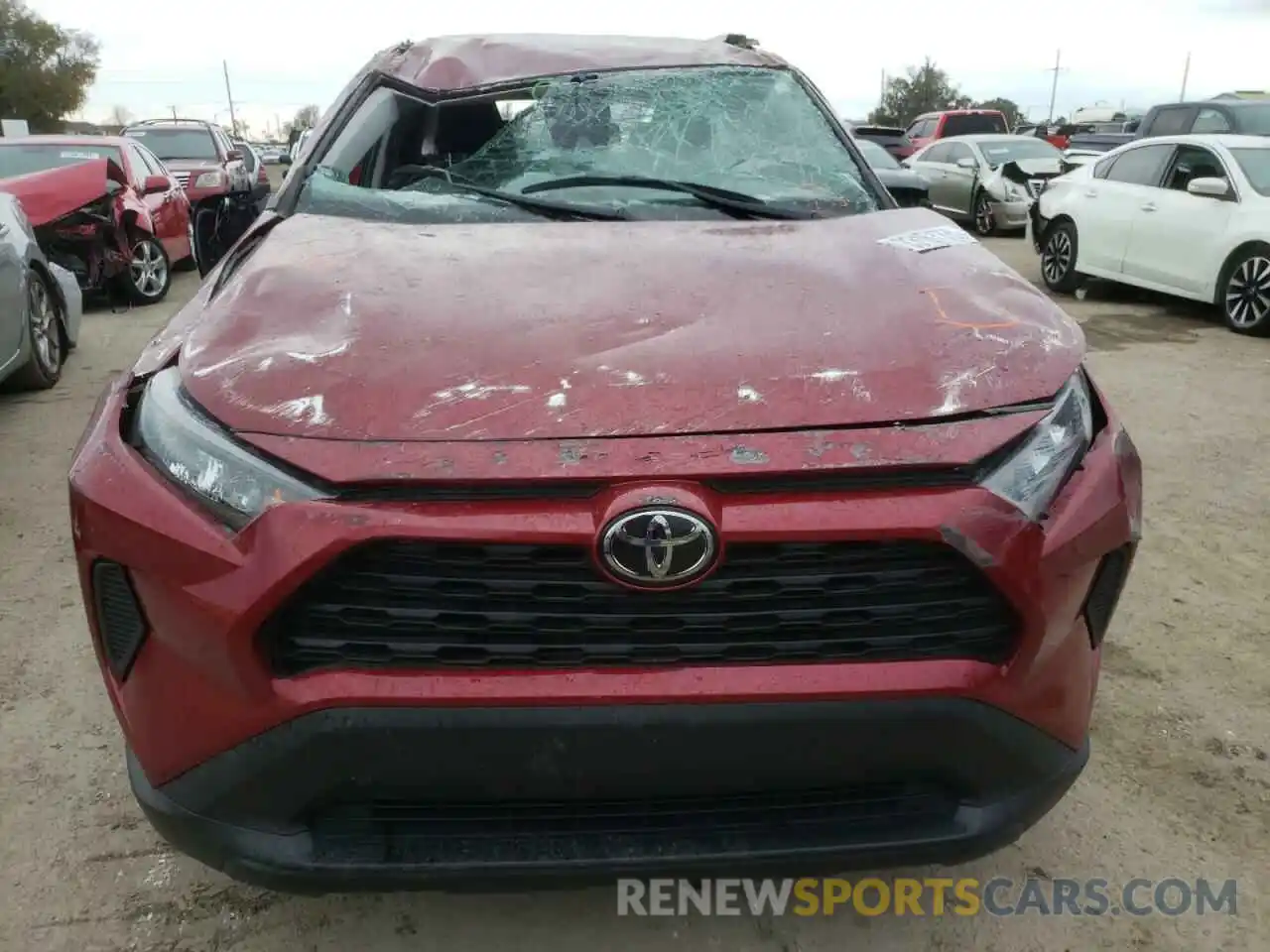 9 Photograph of a damaged car 2T3H1RFV9KW043287 TOYOTA RAV4 2019