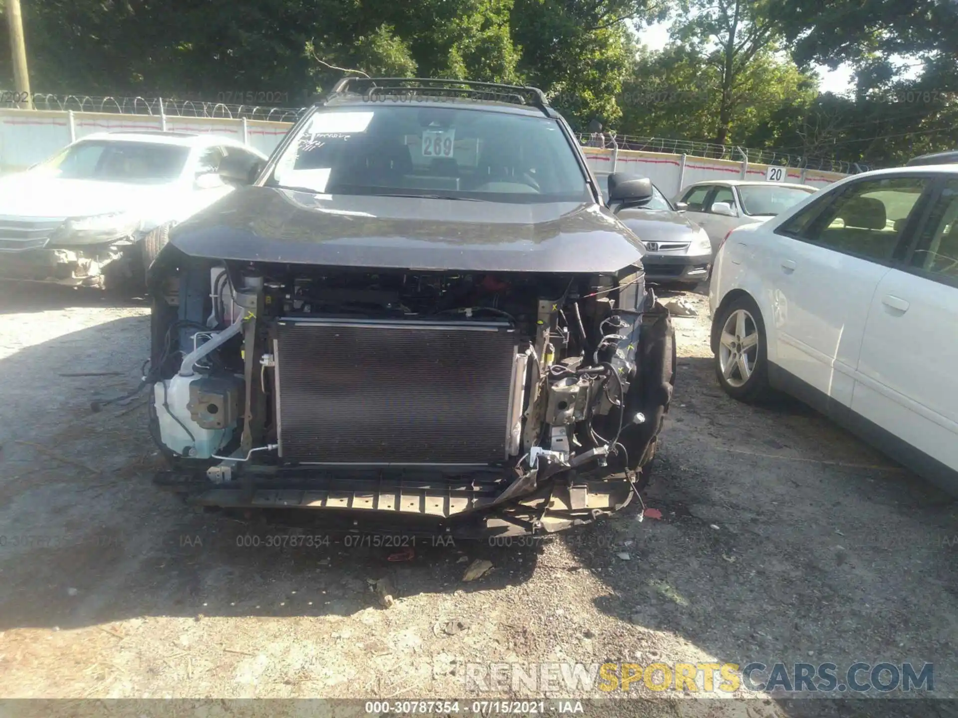 6 Photograph of a damaged car 2T3H1RFV9KW045055 TOYOTA RAV4 2019