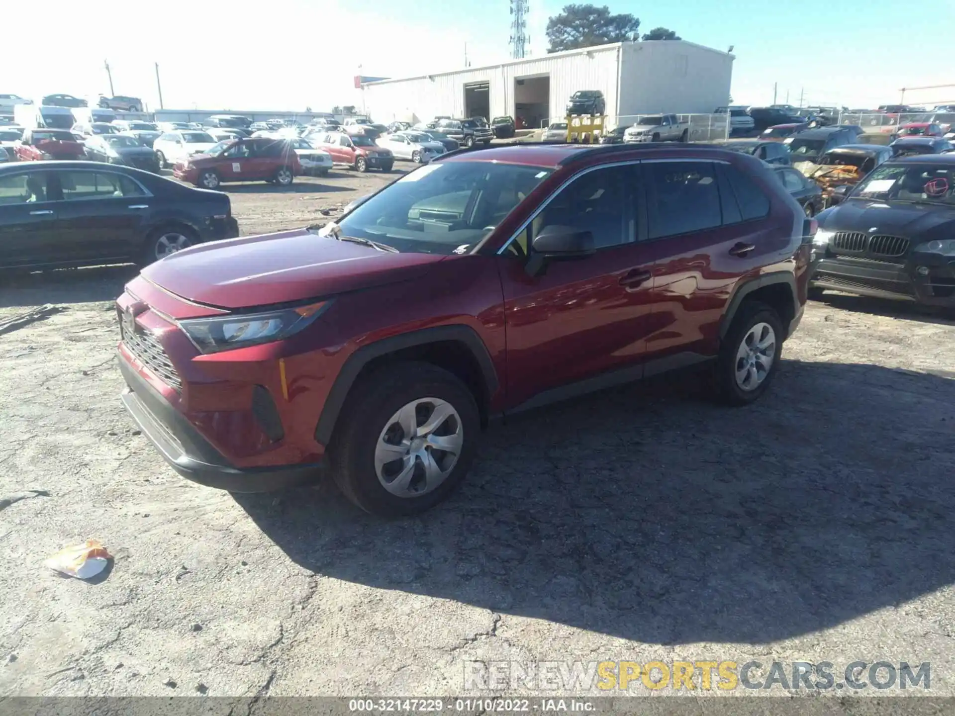 2 Photograph of a damaged car 2T3H1RFV9KW045251 TOYOTA RAV4 2019