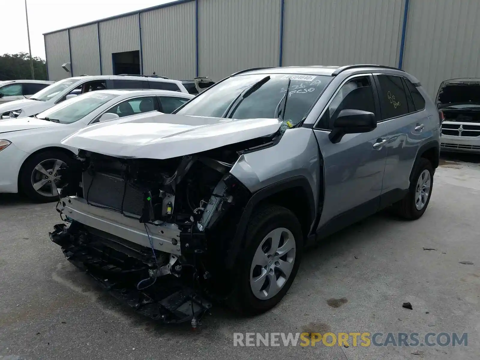 2 Photograph of a damaged car 2T3H1RFV9KW045461 TOYOTA RAV4 2019