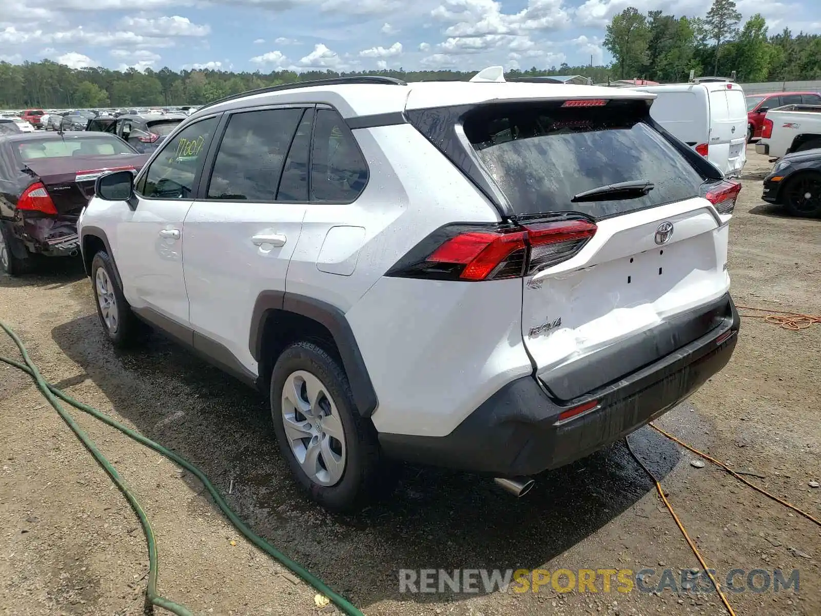 3 Photograph of a damaged car 2T3H1RFV9KW048134 TOYOTA RAV4 2019