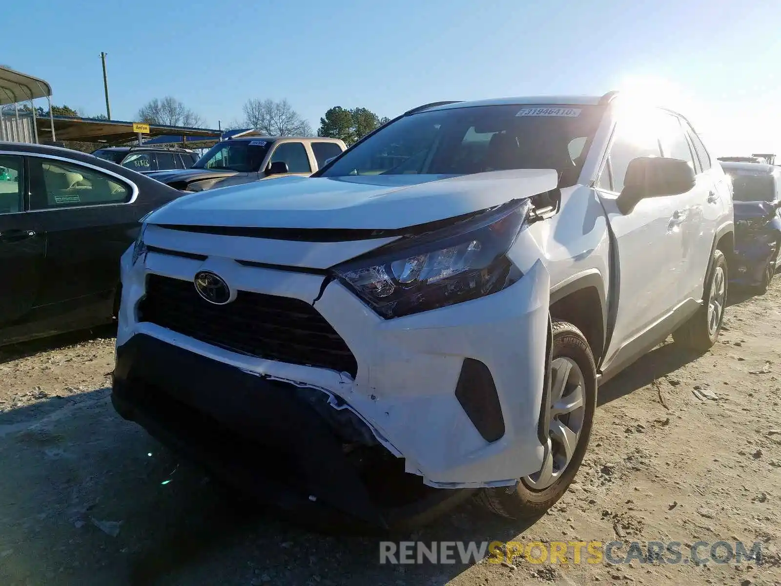 2 Photograph of a damaged car 2T3H1RFV9KW048845 TOYOTA RAV4 2019