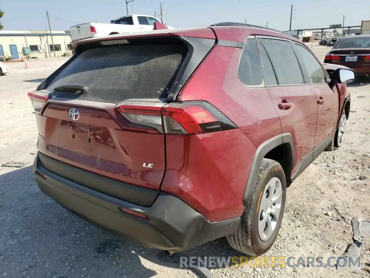 4 Photograph of a damaged car 2T3H1RFV9KW049154 TOYOTA RAV4 2019