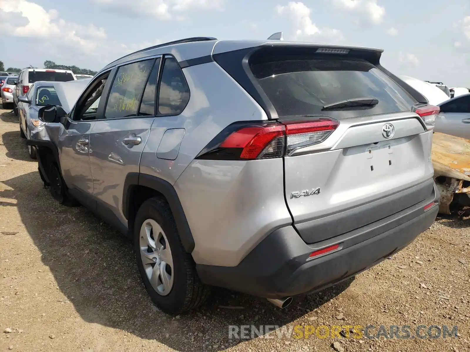 3 Photograph of a damaged car 2T3H1RFV9KW051261 TOYOTA RAV4 2019