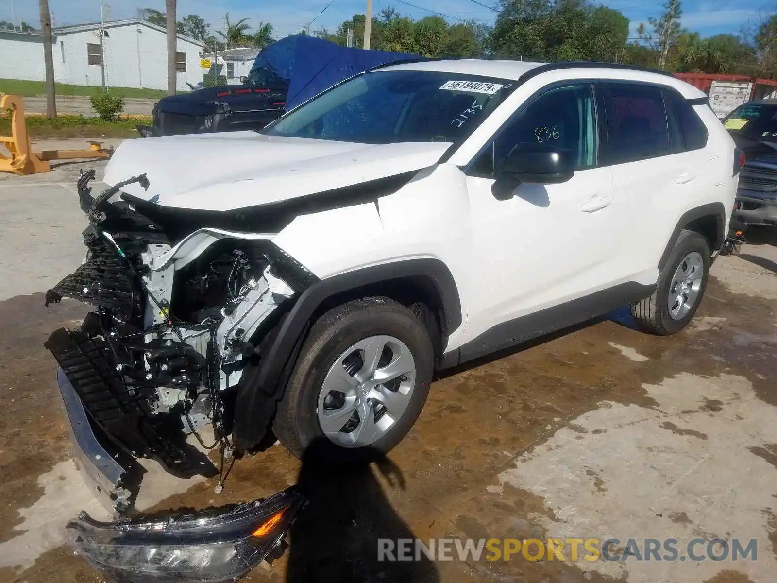 2 Photograph of a damaged car 2T3H1RFV9KW052135 TOYOTA RAV4 2019